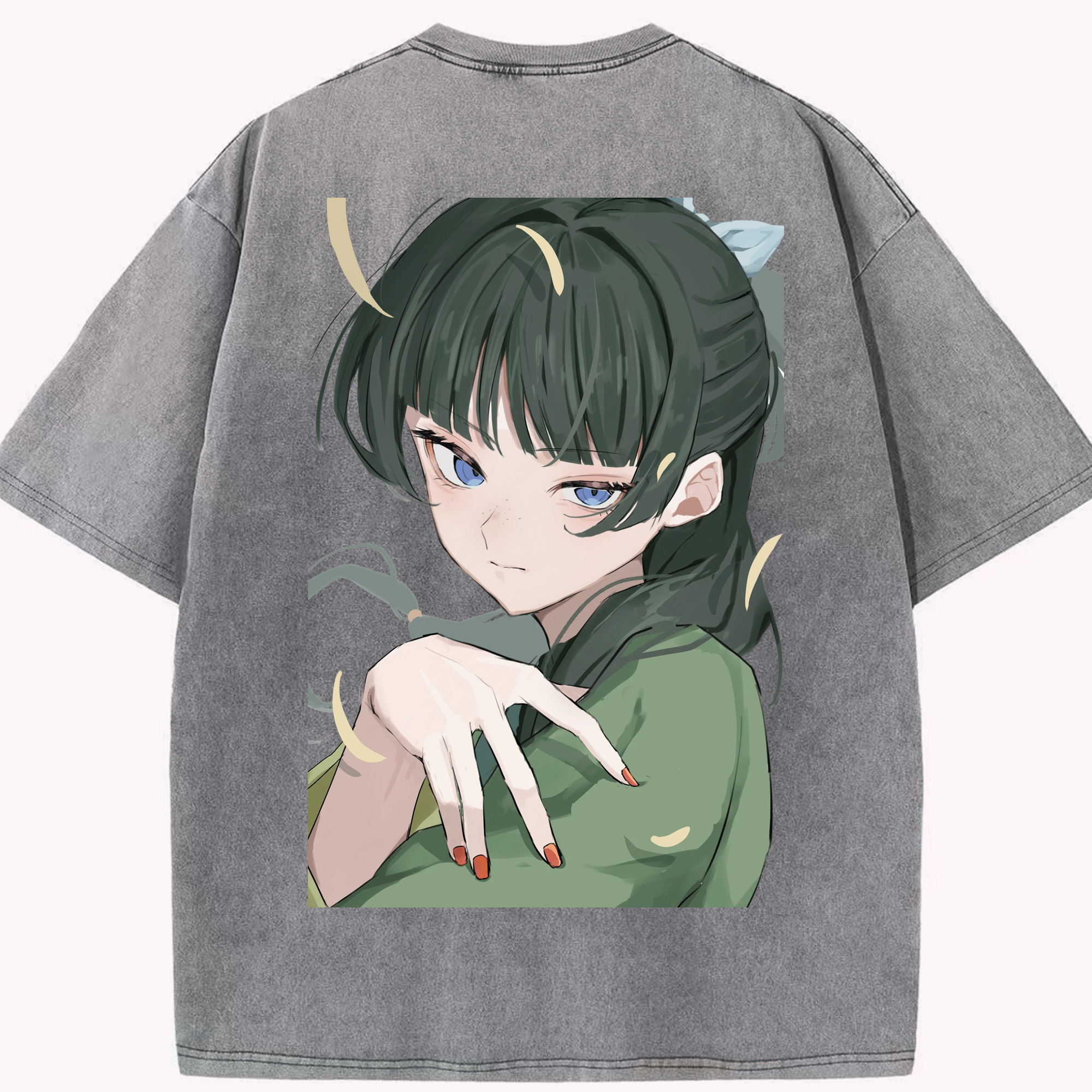 （画像用） 薬屋のひとりごと The Apothecary Diaries 綿100% ヴィンテージ風 半袖Tシャツ（背面プリント）