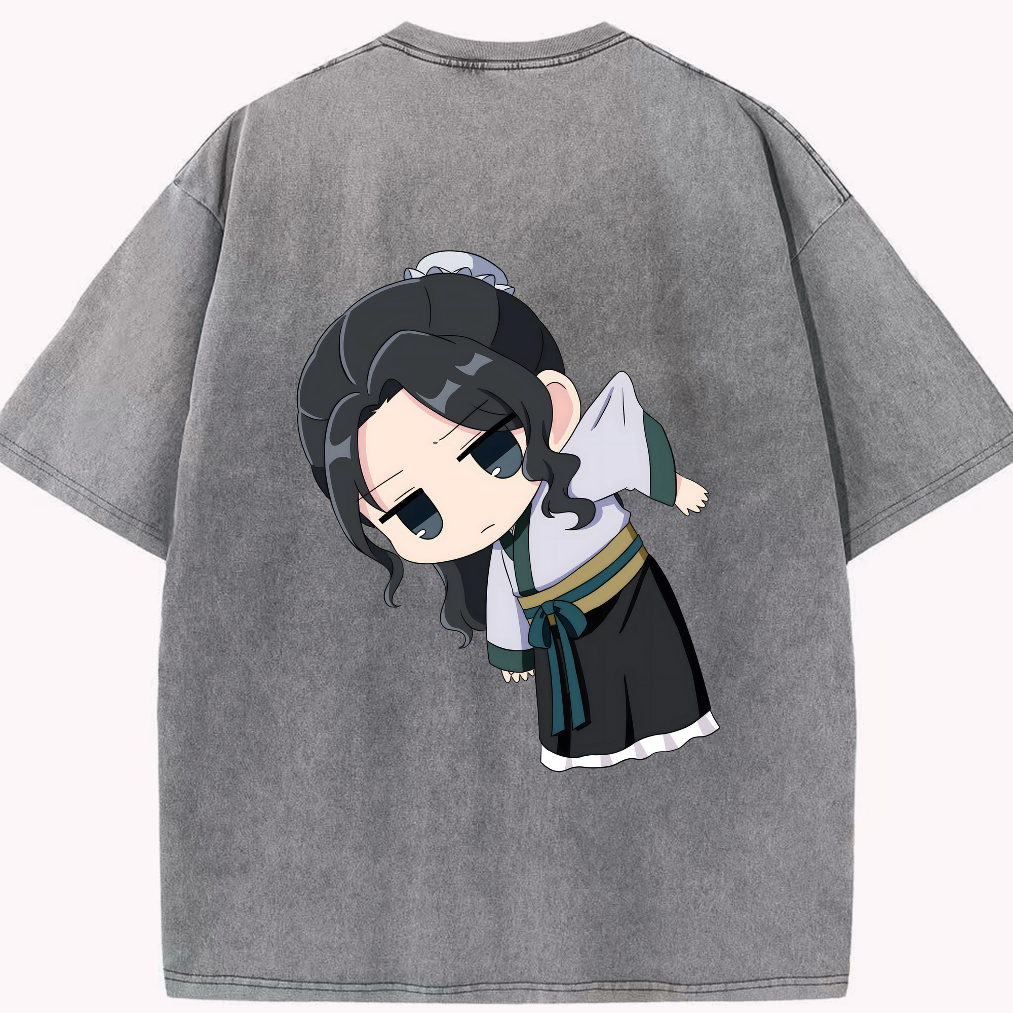 （画像用） 薬屋のひとりごと The Apothecary Diaries 綿100% ヴィンテージ風 半袖Tシャツ（背面プリント）