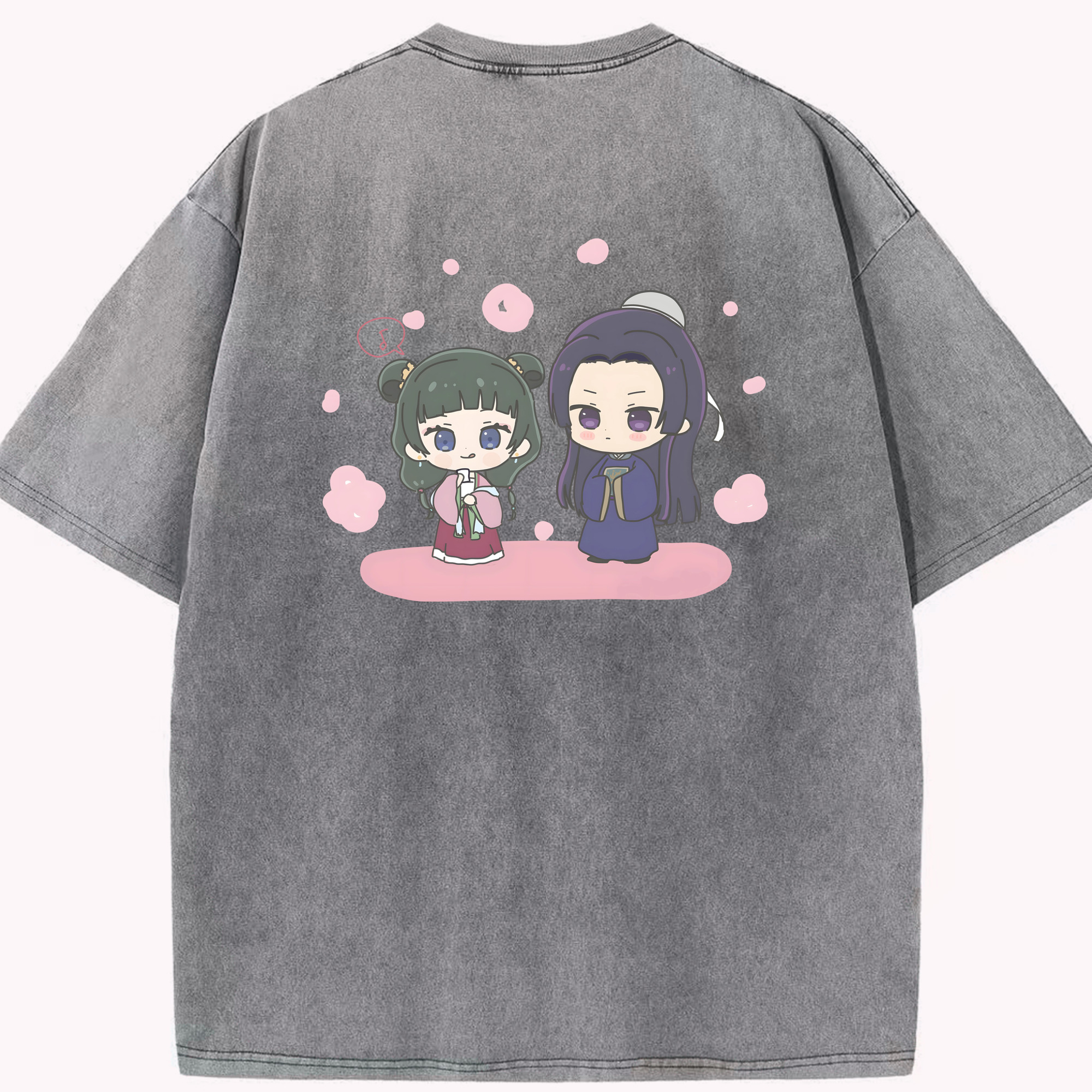 （画像用） 薬屋のひとりごと The Apothecary Diaries 綿100% ヴィンテージ風 半袖Tシャツ（背面プリント）