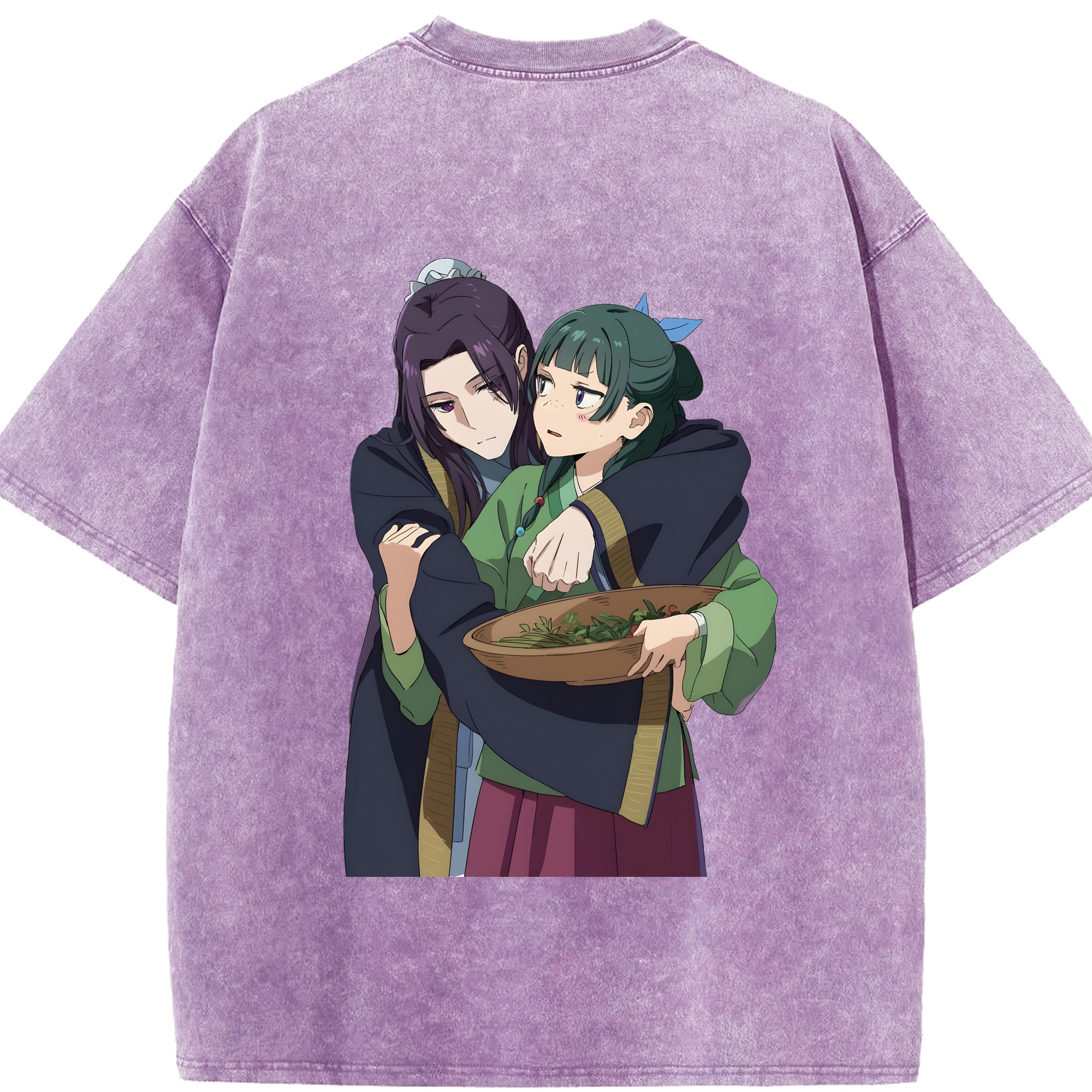 （画像用） 薬屋のひとりごと The Apothecary Diaries 綿100% ヴィンテージ風 半袖Tシャツ（背面プリント）