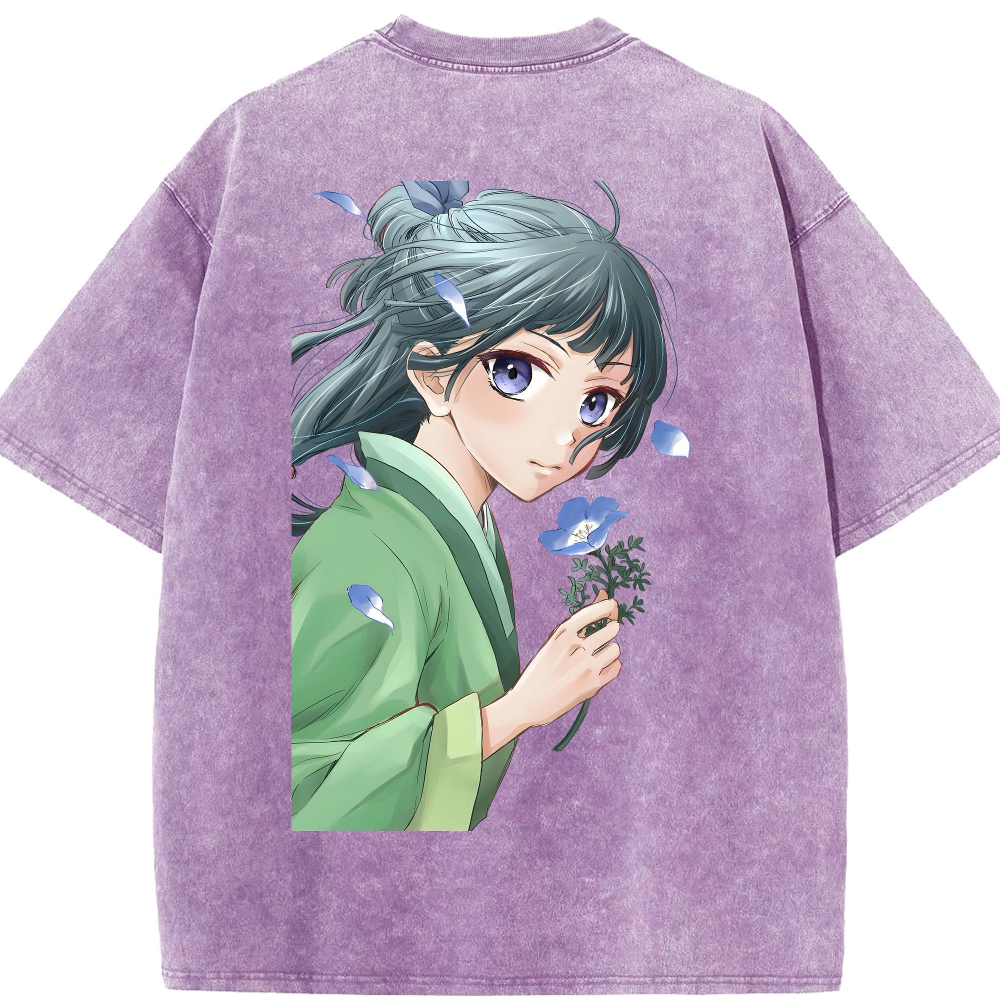 （画像用） 薬屋のひとりごと The Apothecary Diaries 綿100% ヴィンテージ風 半袖Tシャツ（背面プリント）