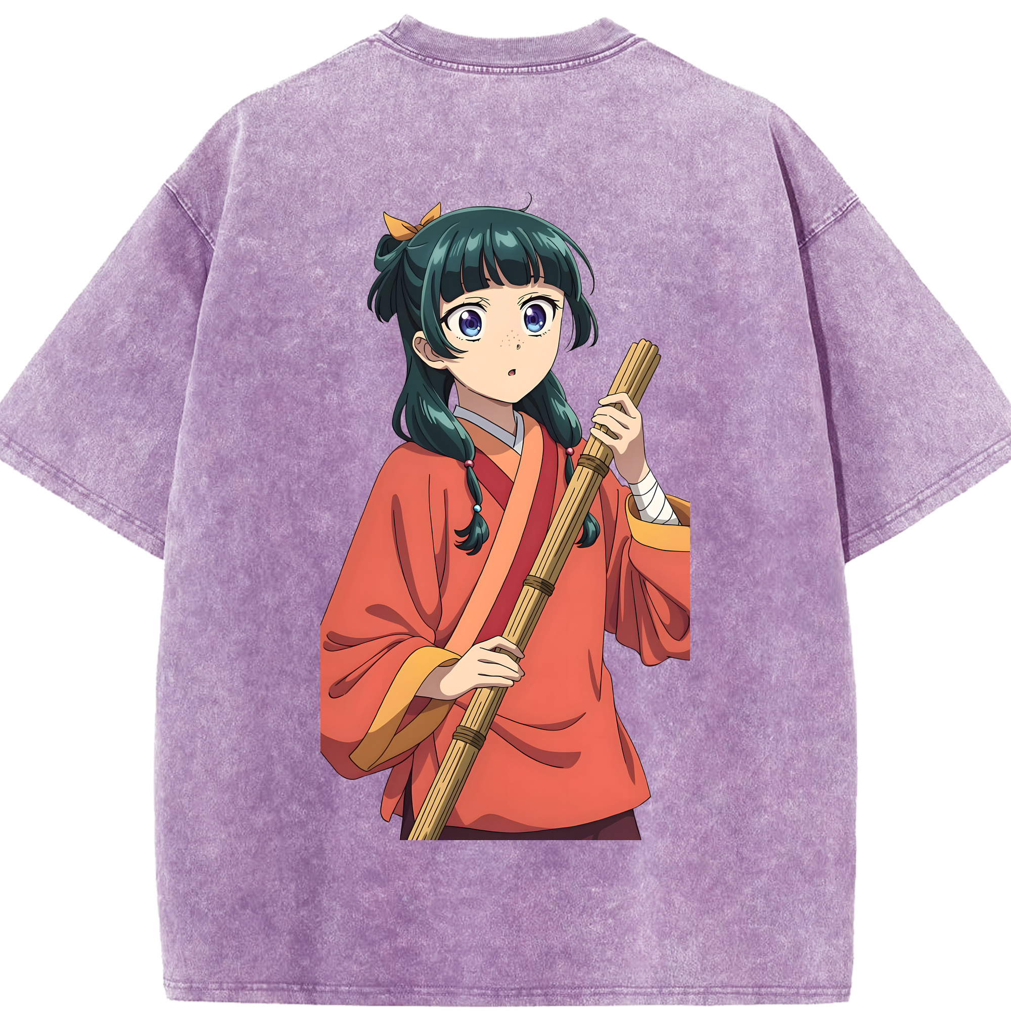 （画像用） 薬屋のひとりごと The Apothecary Diaries 綿100% ヴィンテージ風 半袖Tシャツ（背面プリント）