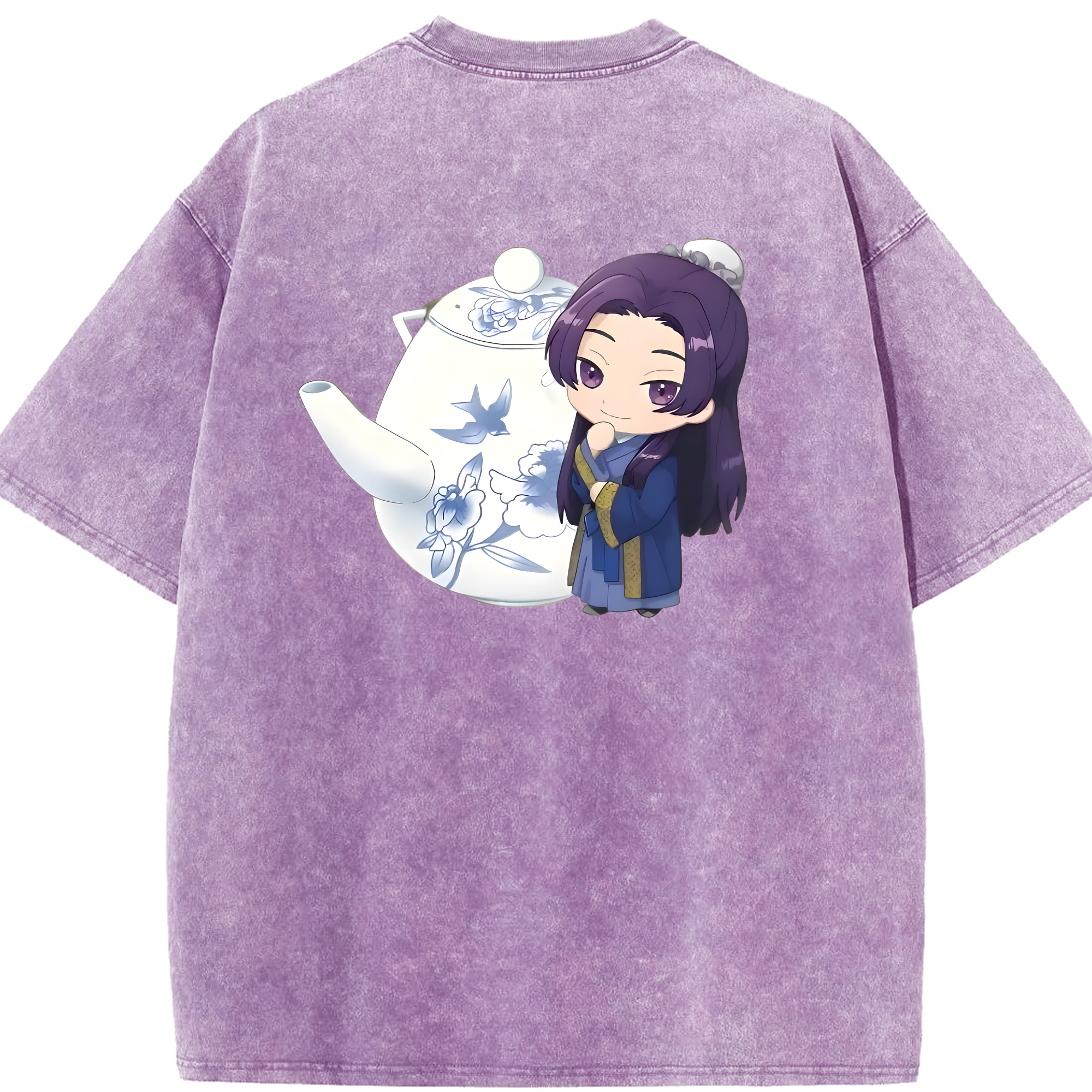 （画像用） 薬屋のひとりごと The Apothecary Diaries 綿100% ヴィンテージ風 半袖Tシャツ（背面プリント）