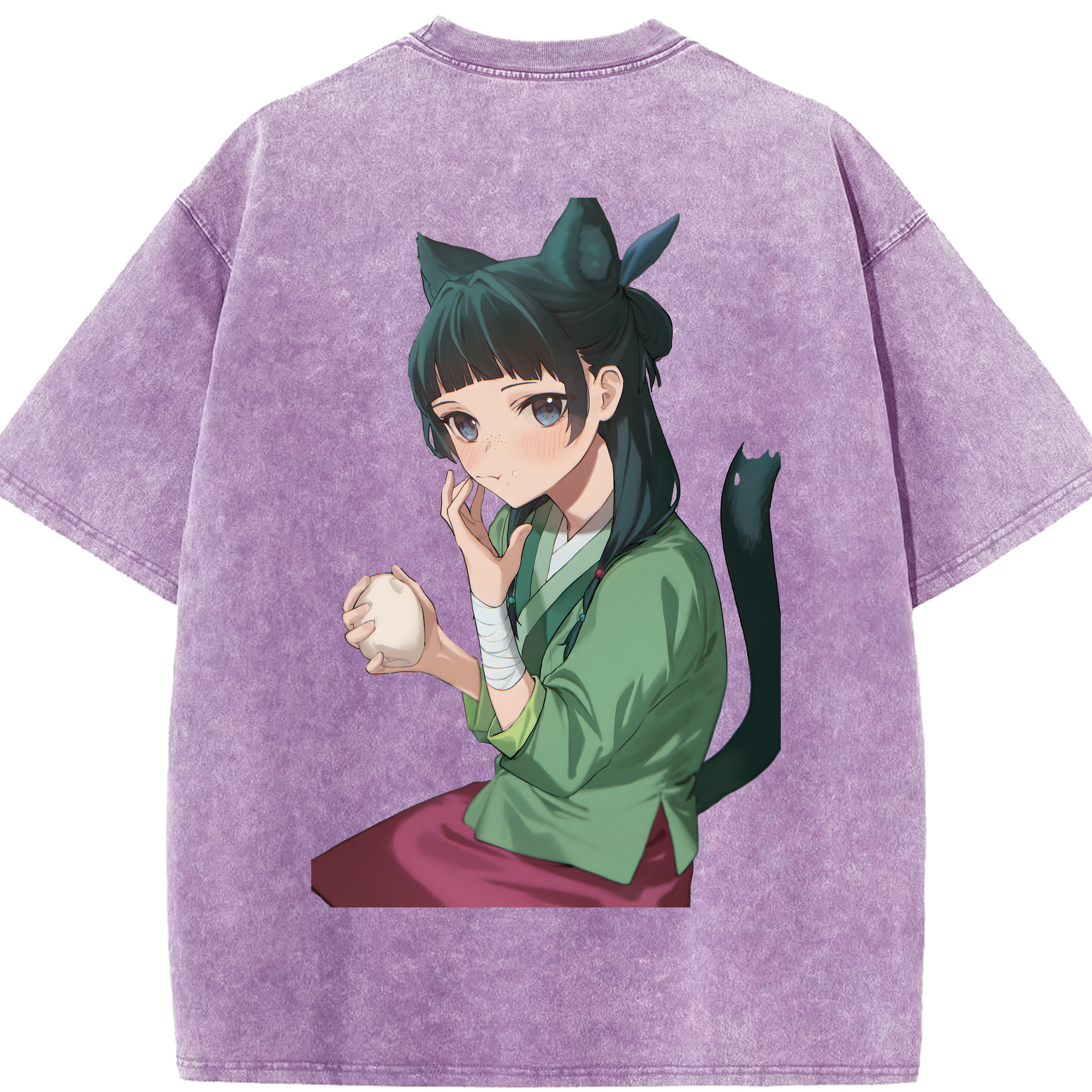 （画像用） 薬屋のひとりごと The Apothecary Diaries 綿100% ヴィンテージ風 半袖Tシャツ（背面プリント）