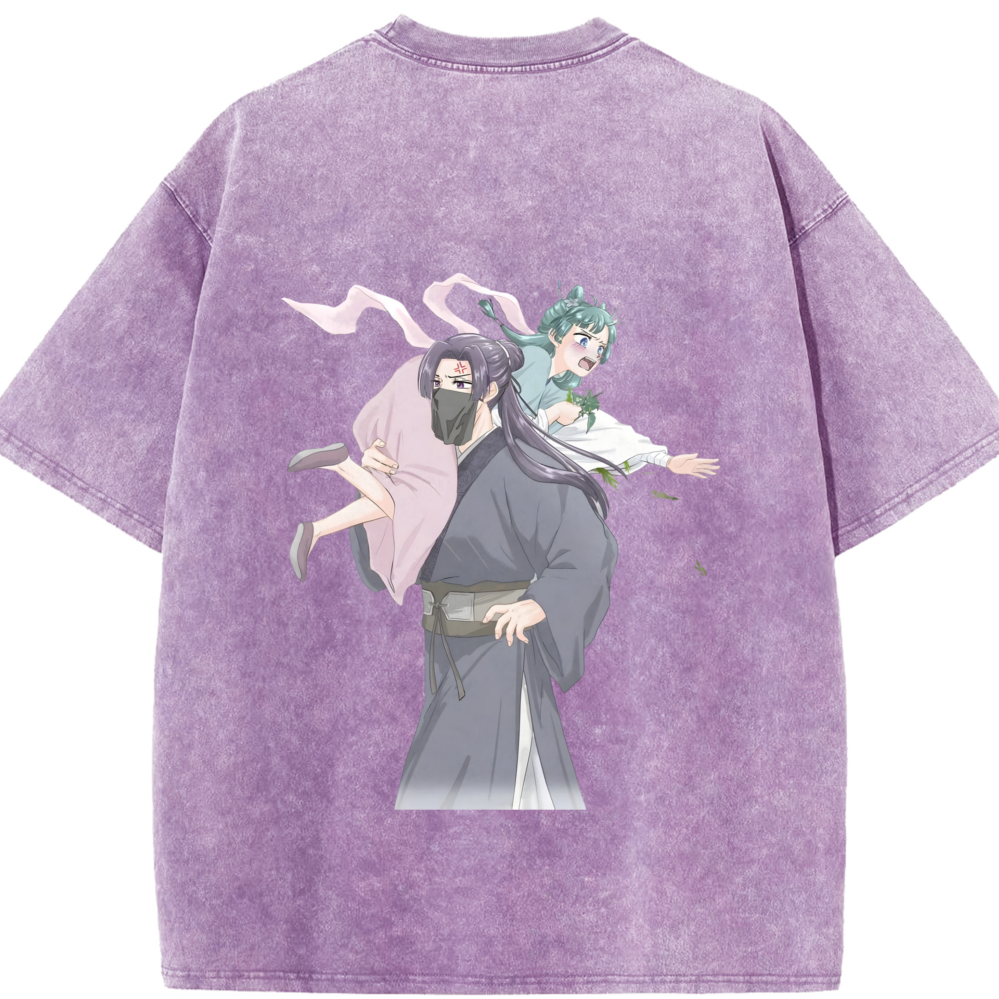 （画像用） 薬屋のひとりごと The Apothecary Diaries 綿100% ヴィンテージ風 半袖Tシャツ（背面プリント）