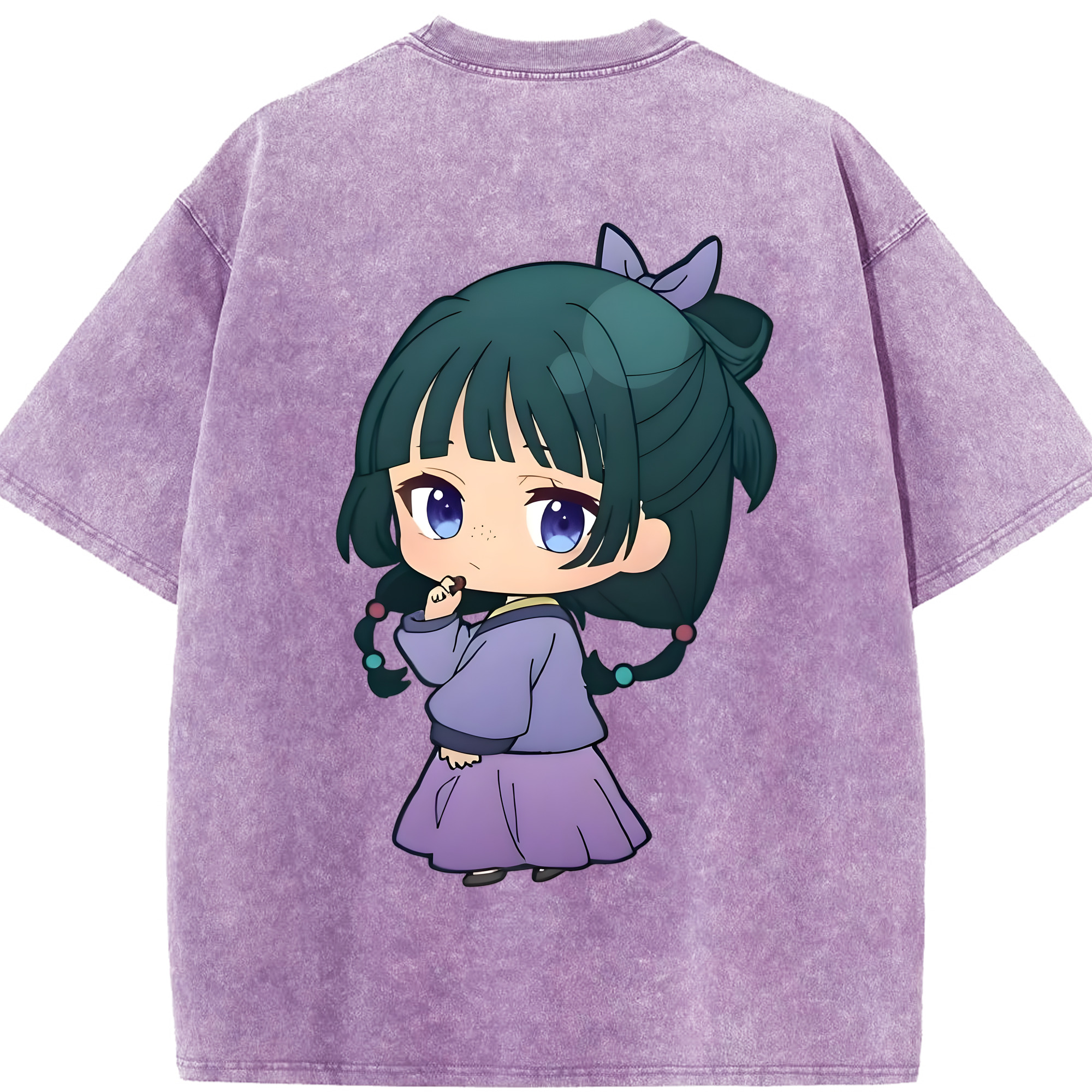（画像用） 薬屋のひとりごと The Apothecary Diaries 綿100% ヴィンテージ風 半袖Tシャツ（背面プリント）