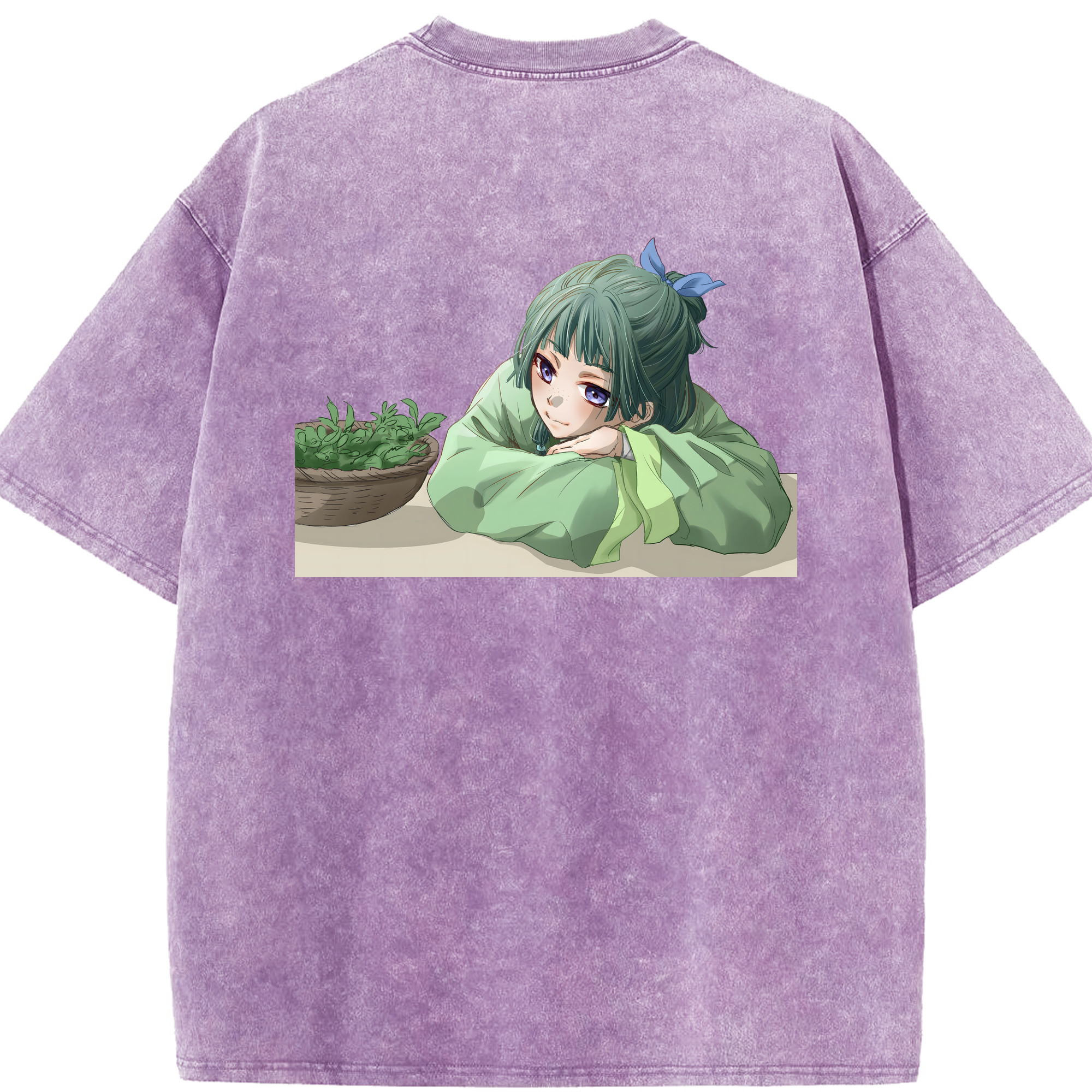 （画像用） 薬屋のひとりごと The Apothecary Diaries 綿100% ヴィンテージ風 半袖Tシャツ（背面プリント）