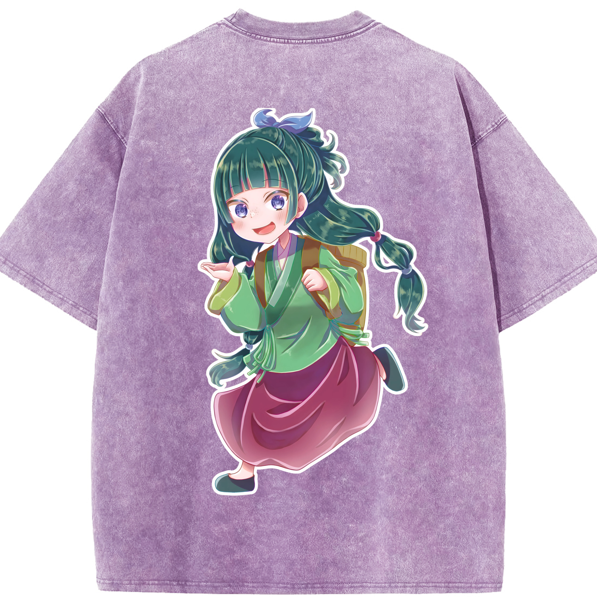（画像用） 薬屋のひとりごと The Apothecary Diaries 綿100% ヴィンテージ風 半袖Tシャツ（背面プリント）