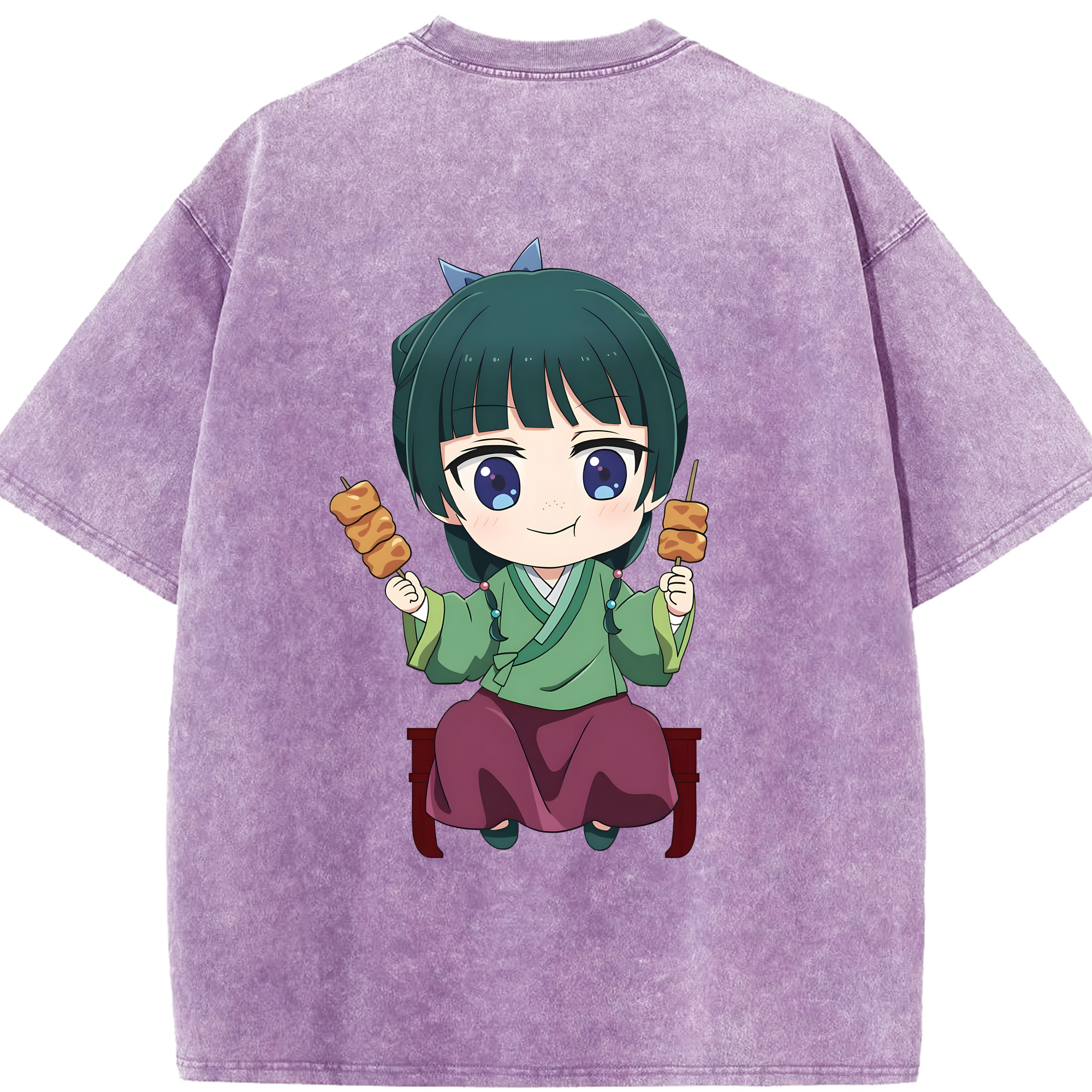 （画像用） 薬屋のひとりごと The Apothecary Diaries 綿100% ヴィンテージ風 半袖Tシャツ（背面プリント）