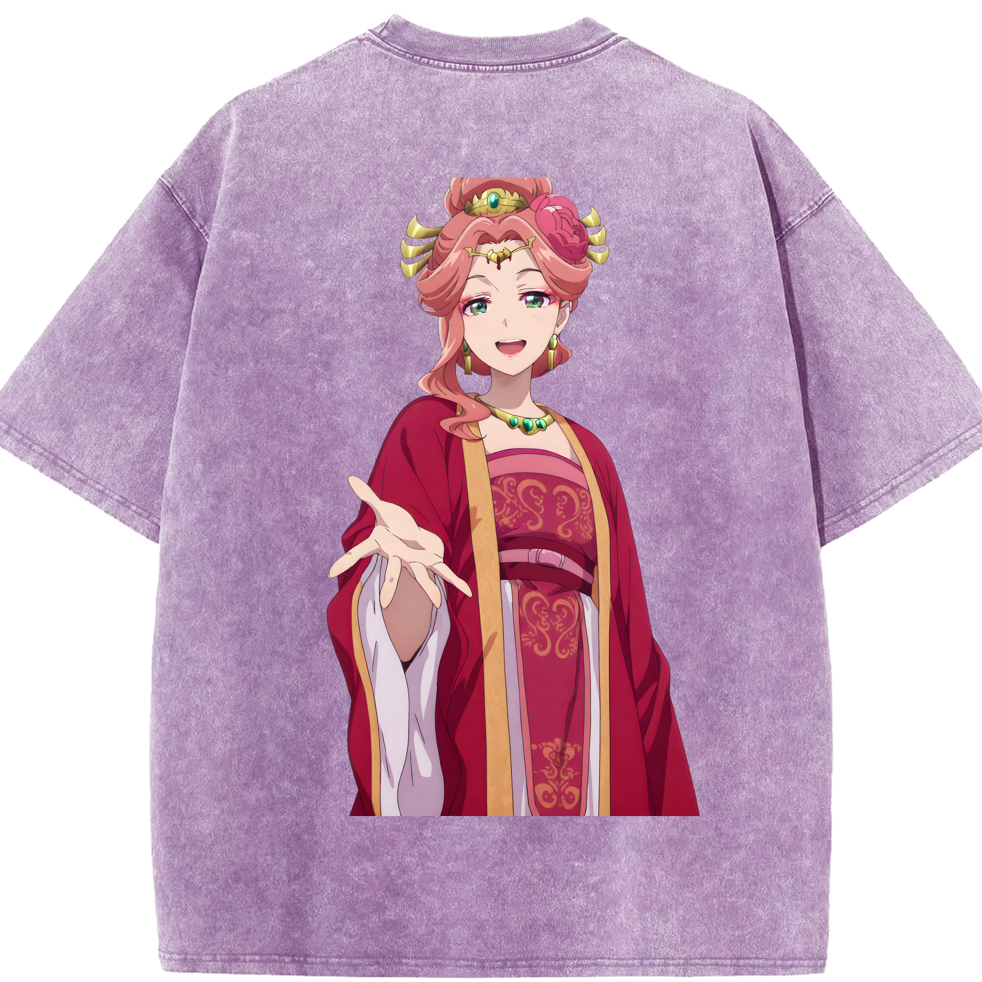 （画像用） 薬屋のひとりごと The Apothecary Diaries 綿100% ヴィンテージ風 半袖Tシャツ（背面プリント）