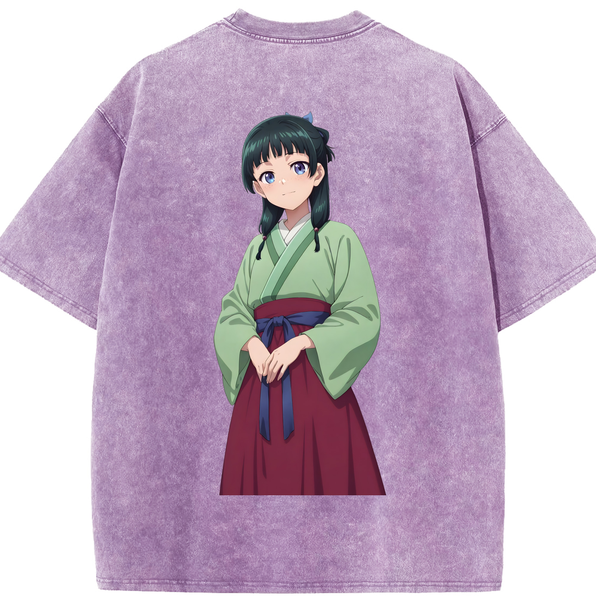 （画像用） 薬屋のひとりごと The Apothecary Diaries 綿100% ヴィンテージ風 半袖Tシャツ（背面プリント）