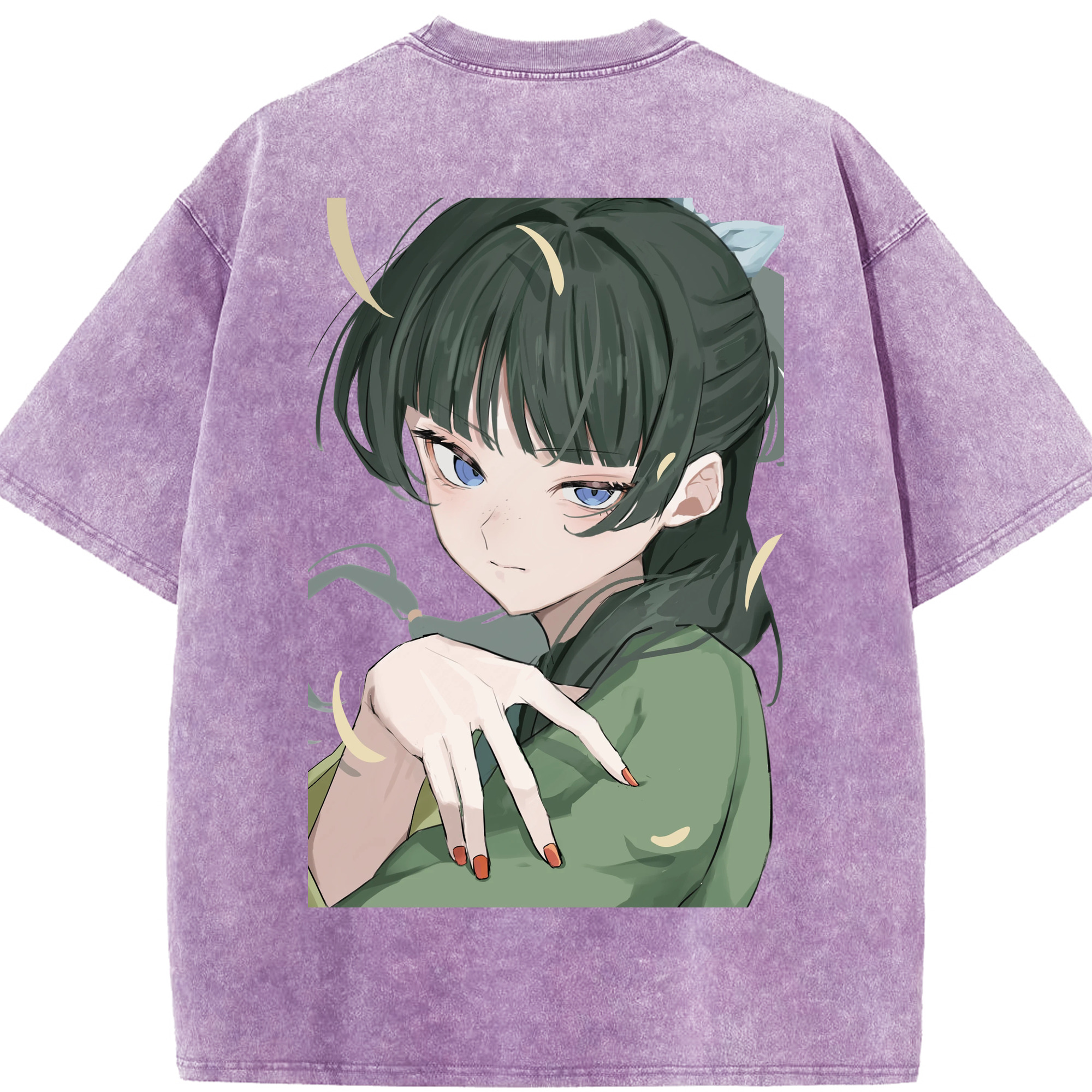 （画像用） 薬屋のひとりごと The Apothecary Diaries 綿100% ヴィンテージ風 半袖Tシャツ（背面プリント）