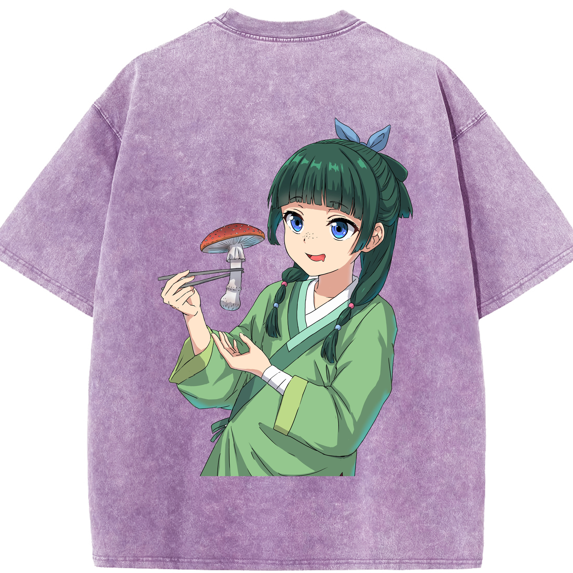 （画像用） 薬屋のひとりごと The Apothecary Diaries 綿100% ヴィンテージ風 半袖Tシャツ（背面プリント）