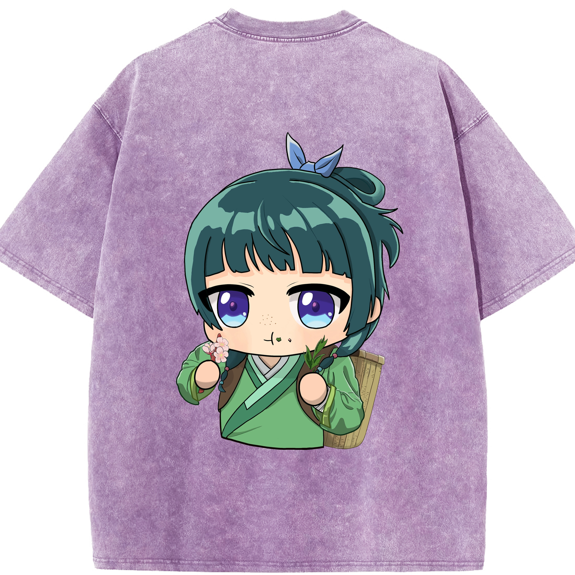 （画像用） 薬屋のひとりごと The Apothecary Diaries 綿100% ヴィンテージ風 半袖Tシャツ（背面プリント）