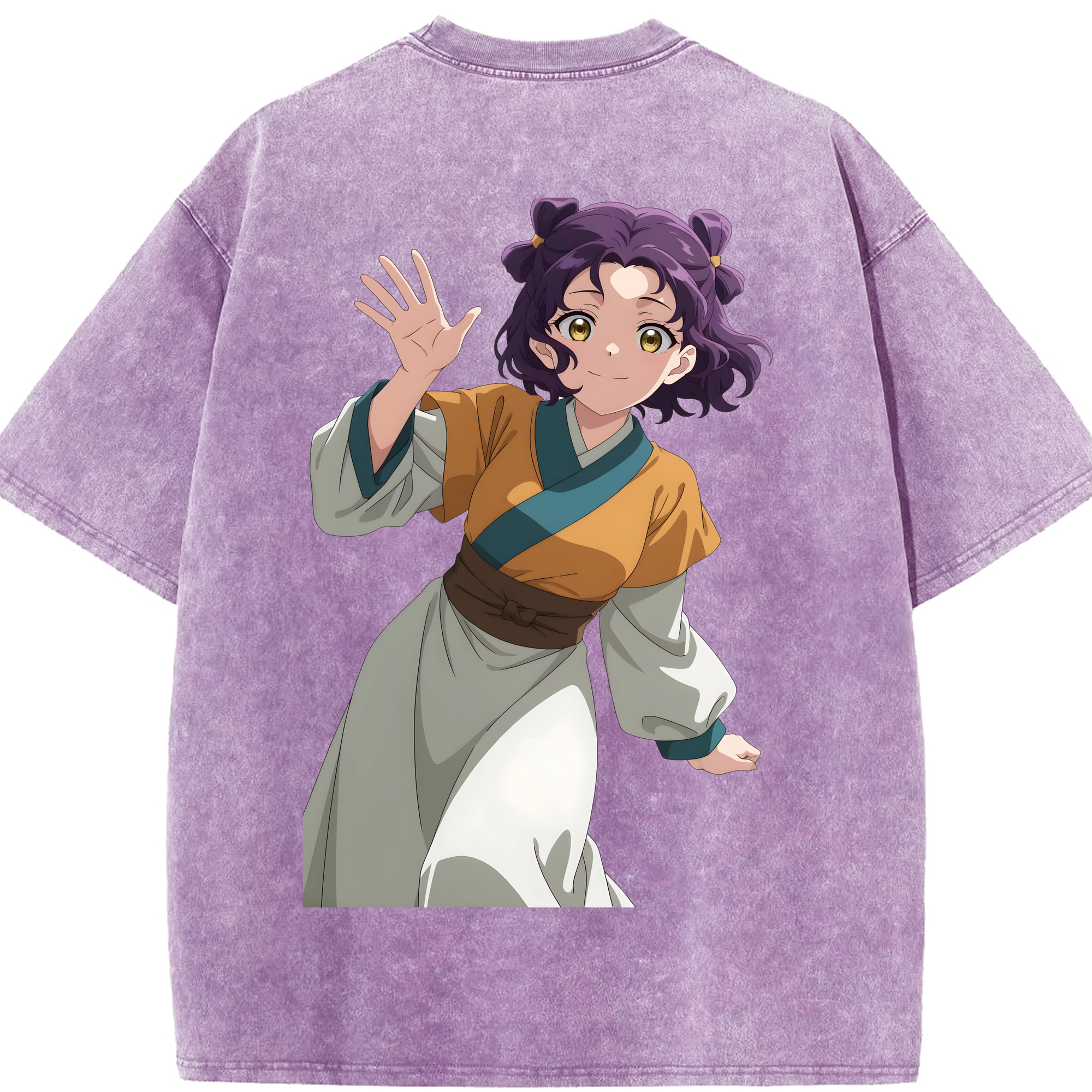 （画像用） 薬屋のひとりごと The Apothecary Diaries 綿100% ヴィンテージ風 半袖Tシャツ（背面プリント）
