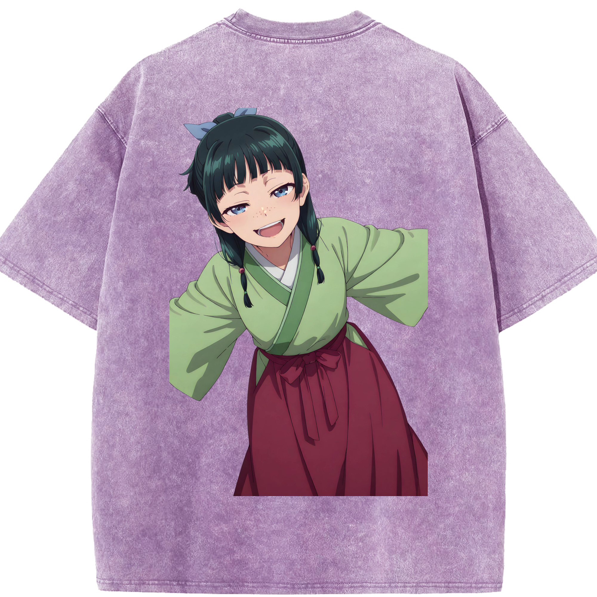 （画像用） 薬屋のひとりごと The Apothecary Diaries 綿100% ヴィンテージ風 半袖Tシャツ（背面プリント）