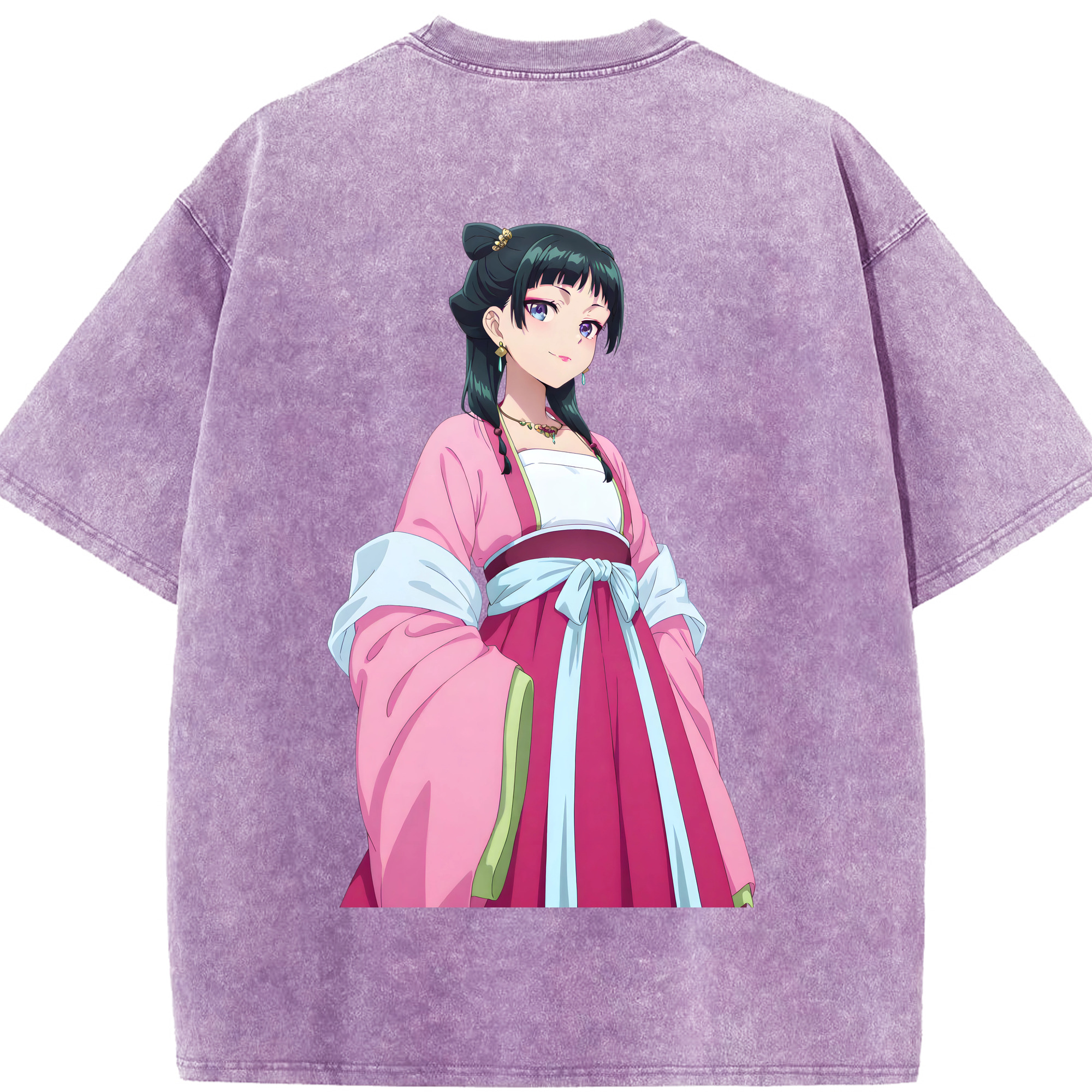 （画像用） 薬屋のひとりごと The Apothecary Diaries 綿100% ヴィンテージ風 半袖Tシャツ（背面プリント）
