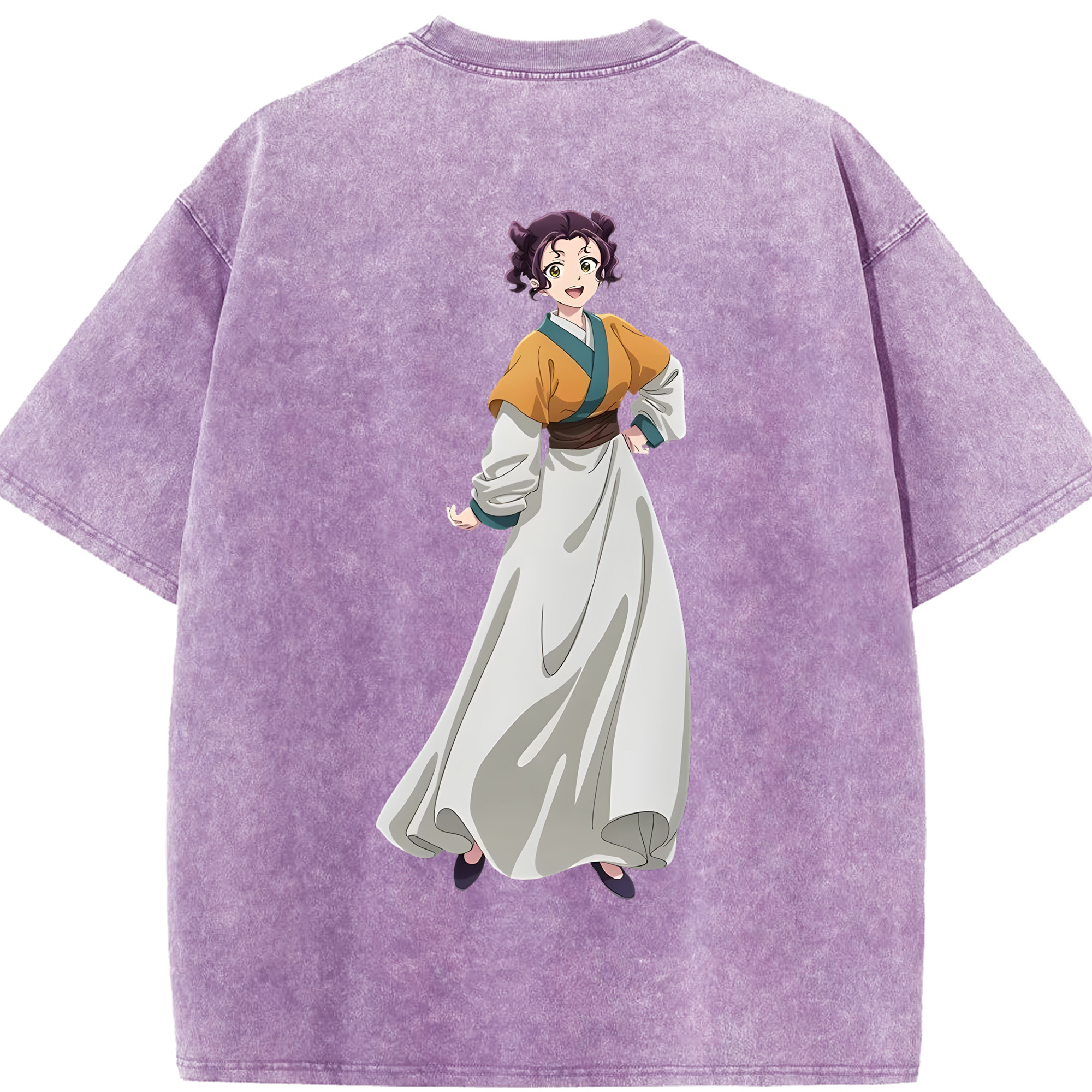 （画像用） 薬屋のひとりごと The Apothecary Diaries 綿100% ヴィンテージ風 半袖Tシャツ（背面プリント）