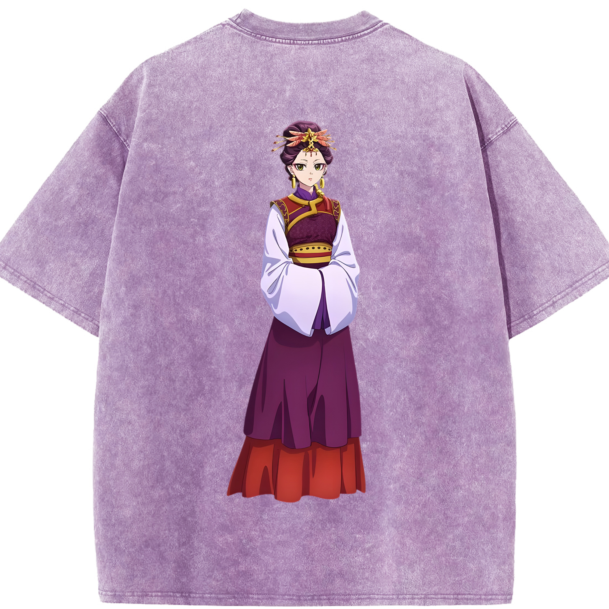 （画像用） 薬屋のひとりごと The Apothecary Diaries 綿100% ヴィンテージ風 半袖Tシャツ（背面プリント）
