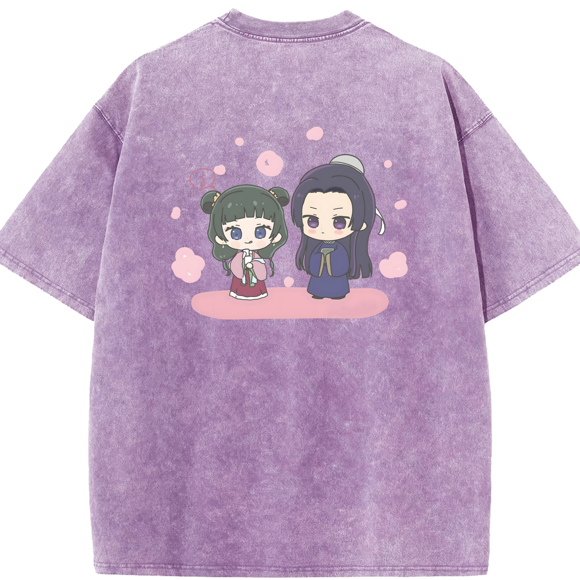 （画像用） 薬屋のひとりごと The Apothecary Diaries 綿100% ヴィンテージ風 半袖Tシャツ（背面プリント）