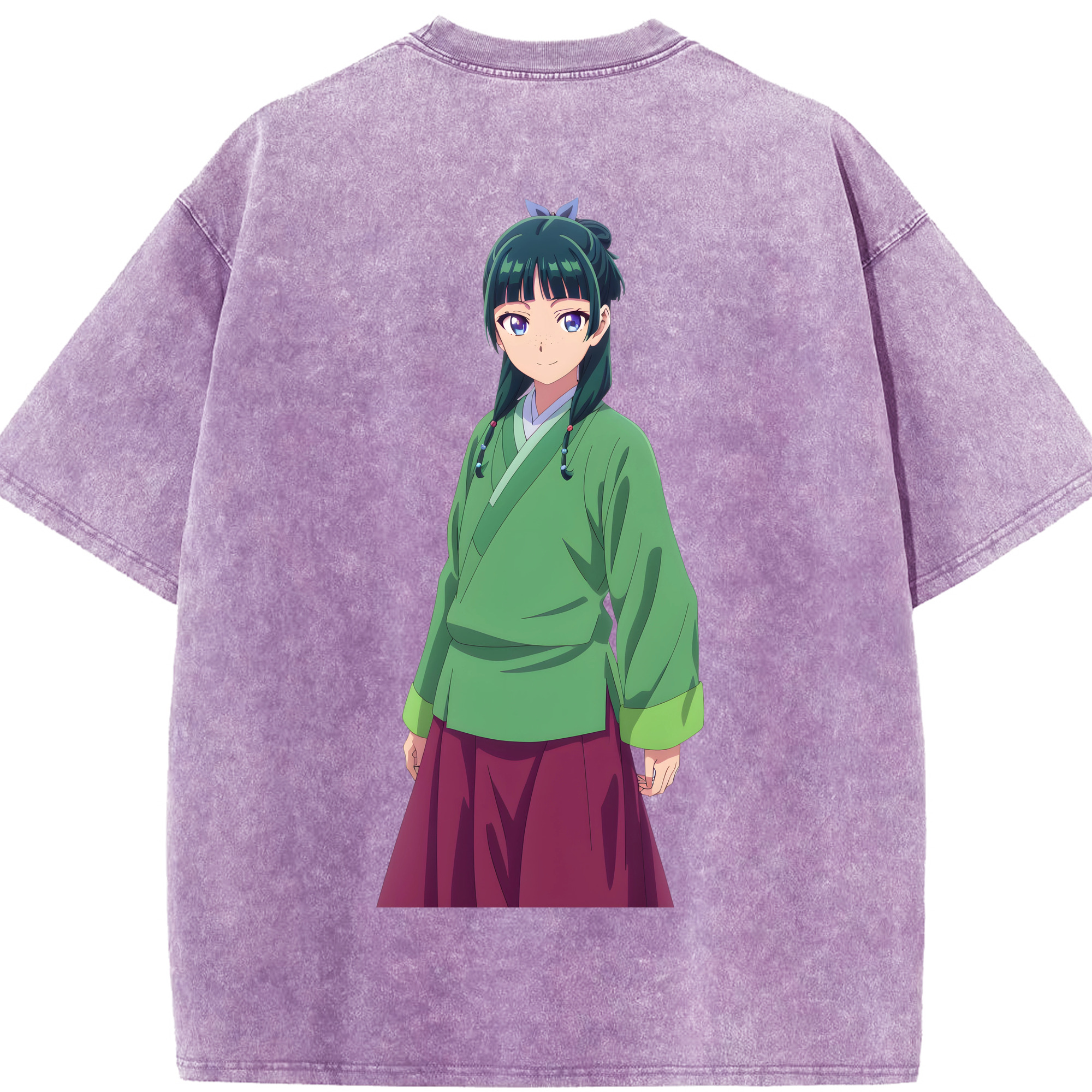 （画像用） 薬屋のひとりごと The Apothecary Diaries 綿100% ヴィンテージ風 半袖Tシャツ（背面プリント）
