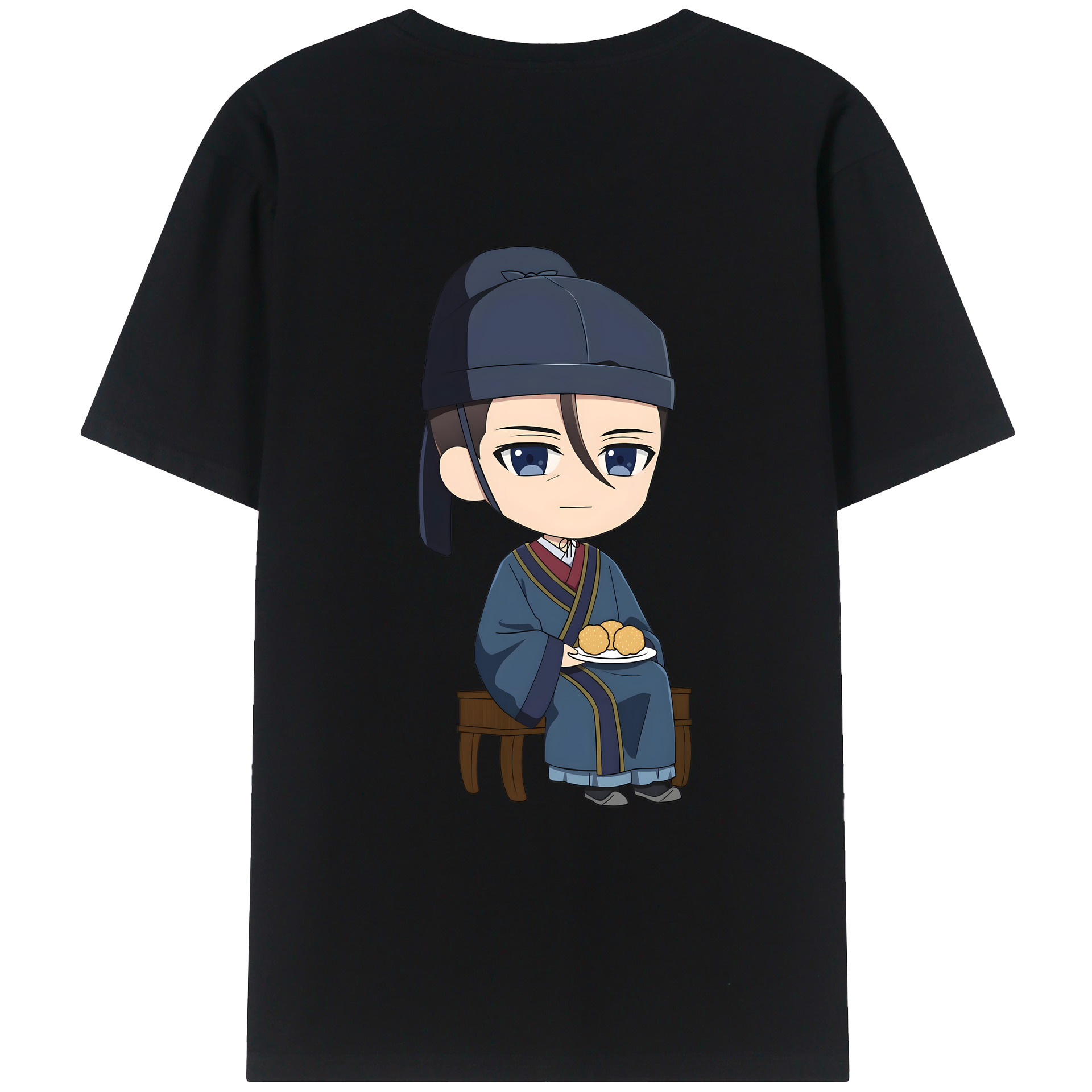（画像用） 薬屋のひとりごと The Apothecary Diaries 綿100％ メンズ半袖Tシャツ（バックプリント） 通気性