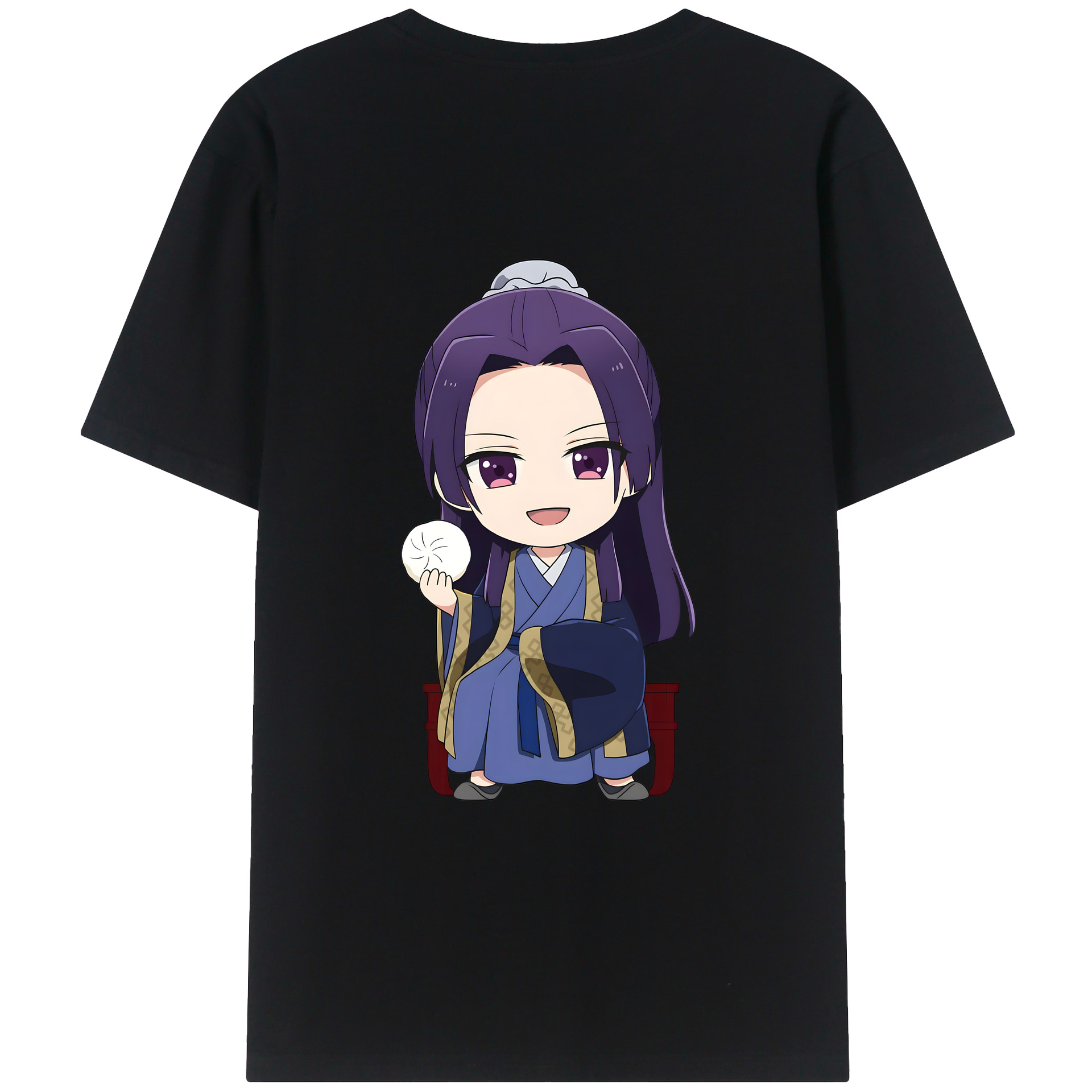 （画像用） 薬屋のひとりごと The Apothecary Diaries 綿100％ メンズ半袖Tシャツ（バックプリント） 通気性