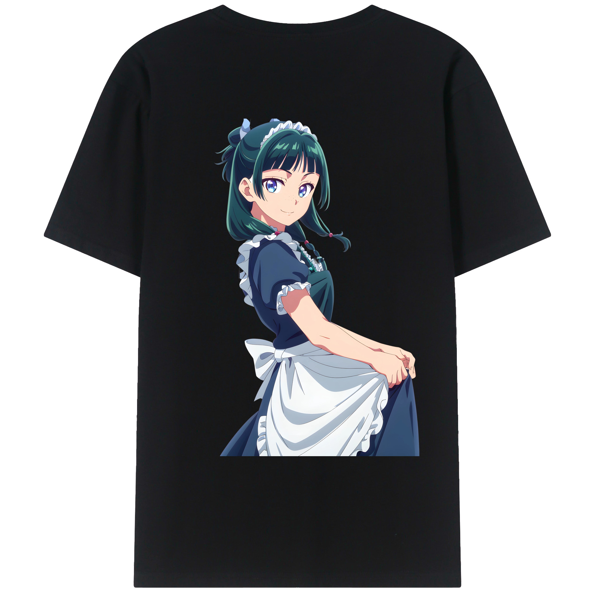 （画像用） 薬屋のひとりごと The Apothecary Diaries 綿100％ メンズ半袖Tシャツ（バックプリント） 通気性