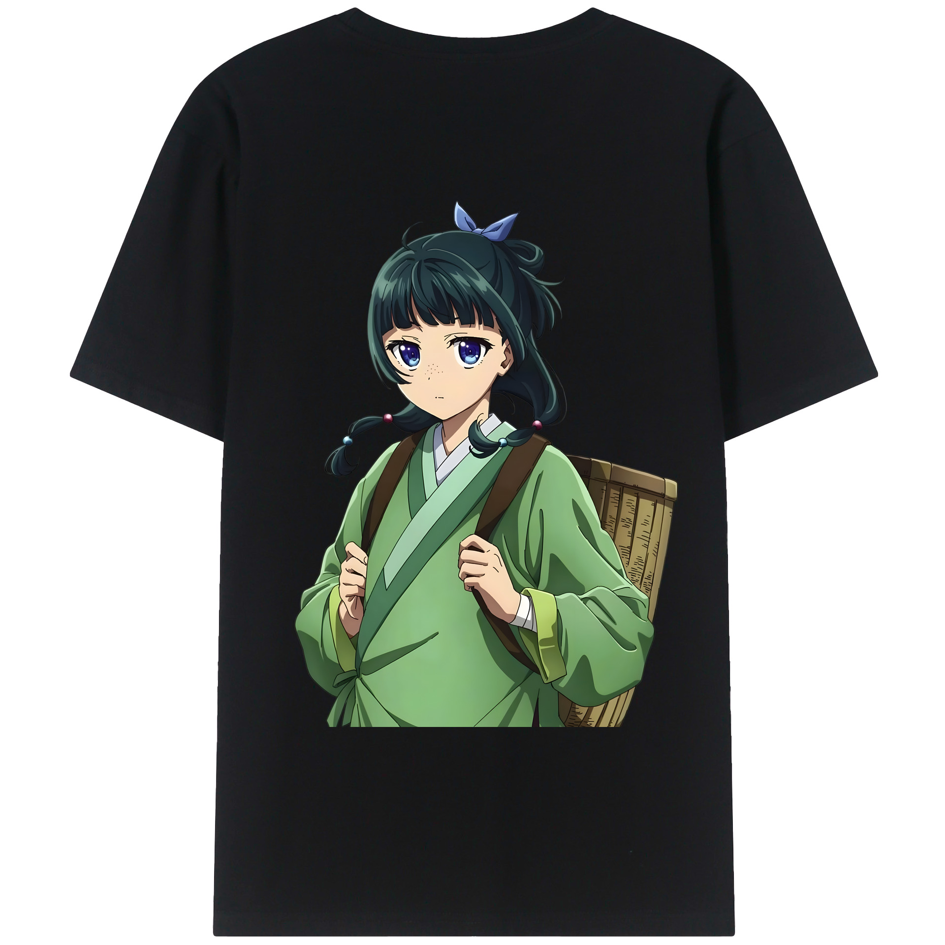 （画像用） 薬屋のひとりごと The Apothecary Diaries 綿100％ メンズ半袖Tシャツ（バックプリント） 通気性