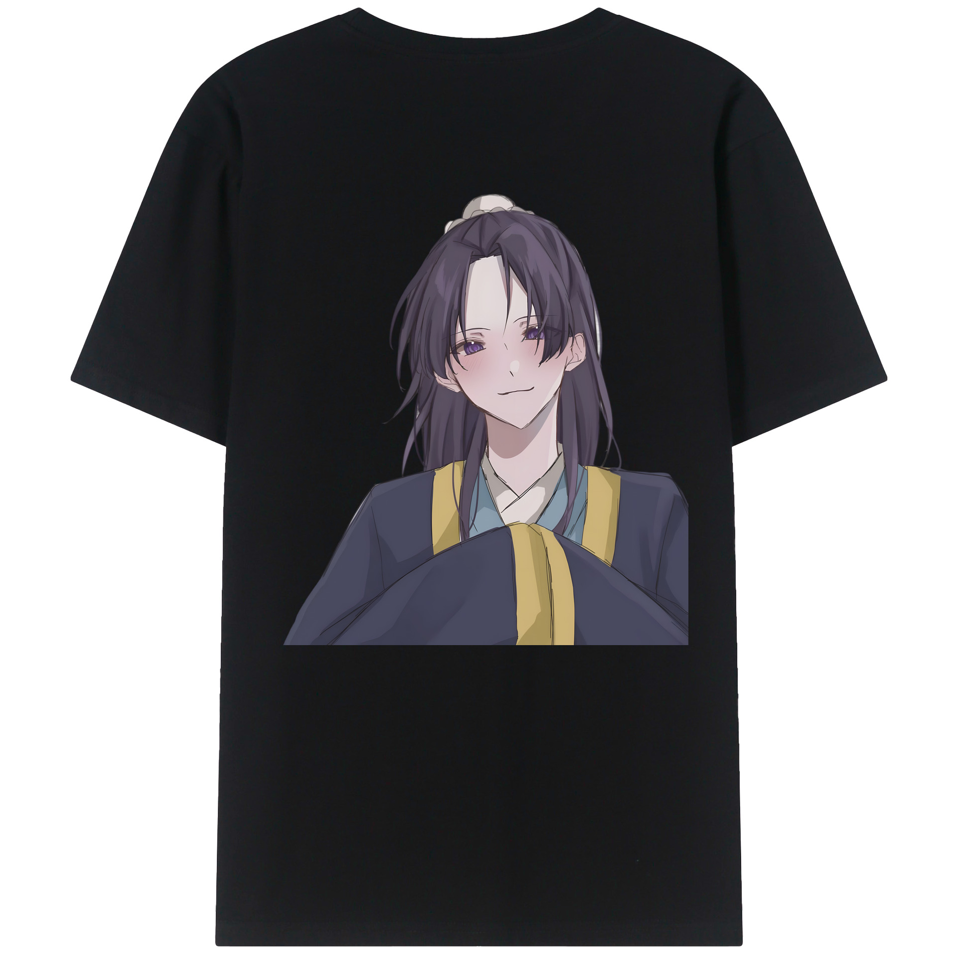 （画像用） 薬屋のひとりごと The Apothecary Diaries 綿100％ メンズ半袖Tシャツ（バックプリント） 通気性