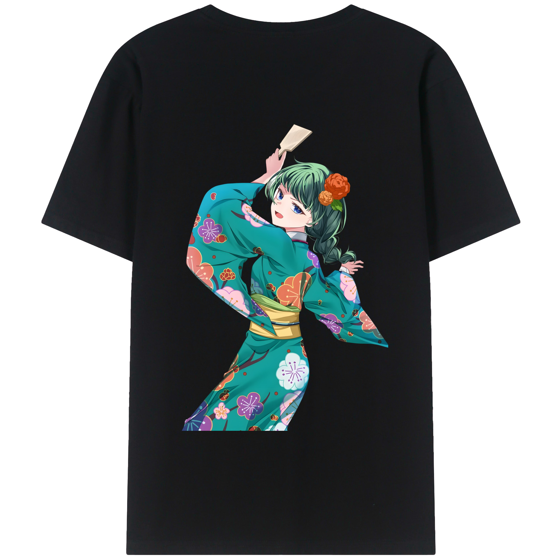 （画像用） 薬屋のひとりごと The Apothecary Diaries 綿100％ メンズ半袖Tシャツ（バックプリント） 通気性