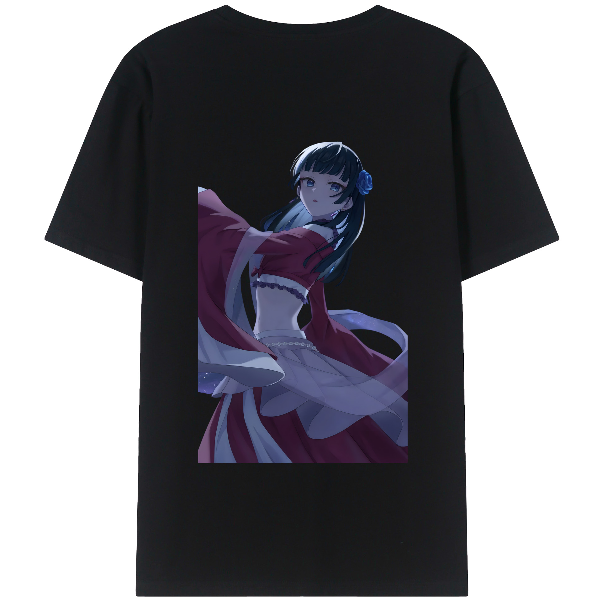 （画像用） 薬屋のひとりごと The Apothecary Diaries 綿100％ メンズ半袖Tシャツ（バックプリント） 通気性