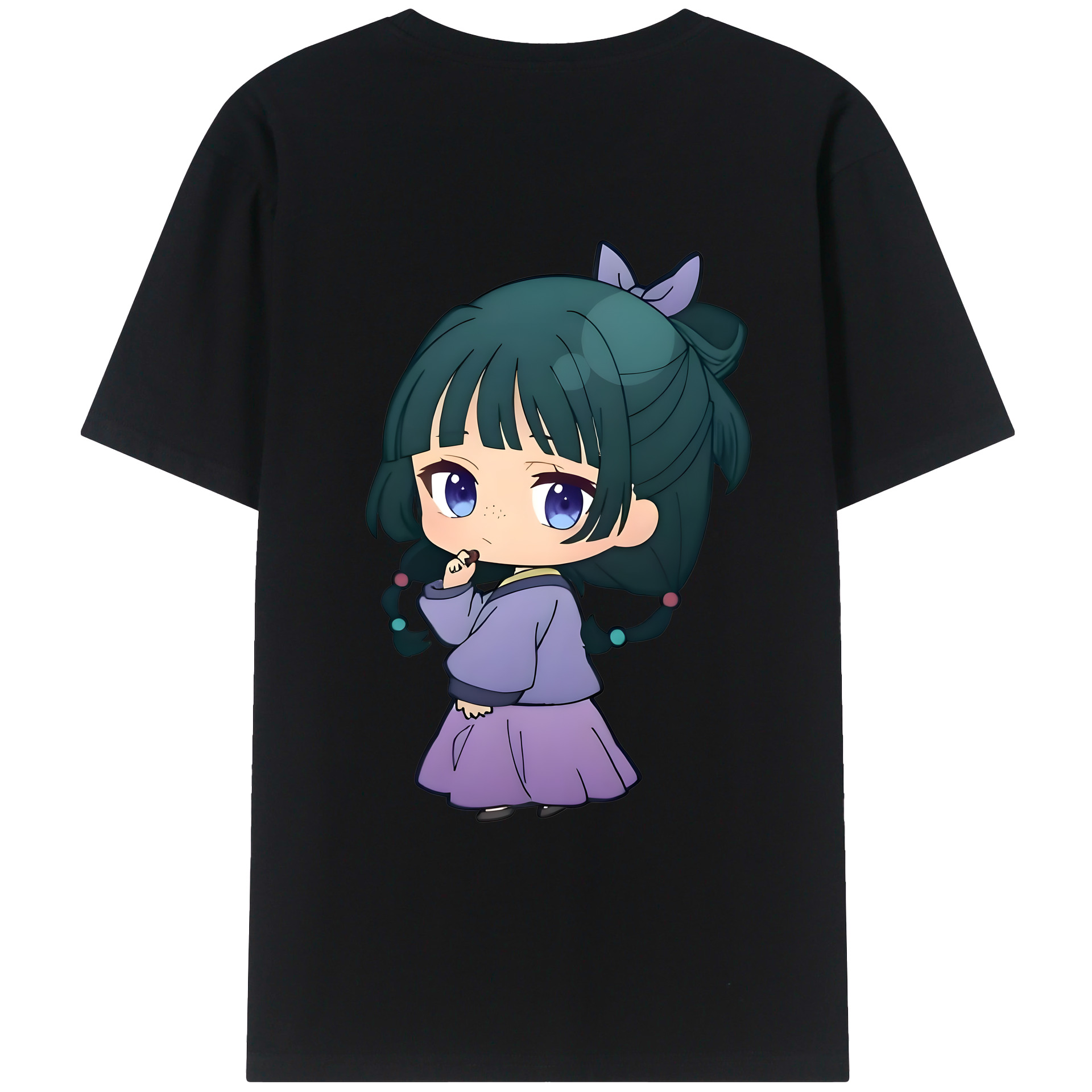 （画像用） 薬屋のひとりごと The Apothecary Diaries 綿100％ メンズ半袖Tシャツ（バックプリント） 通気性