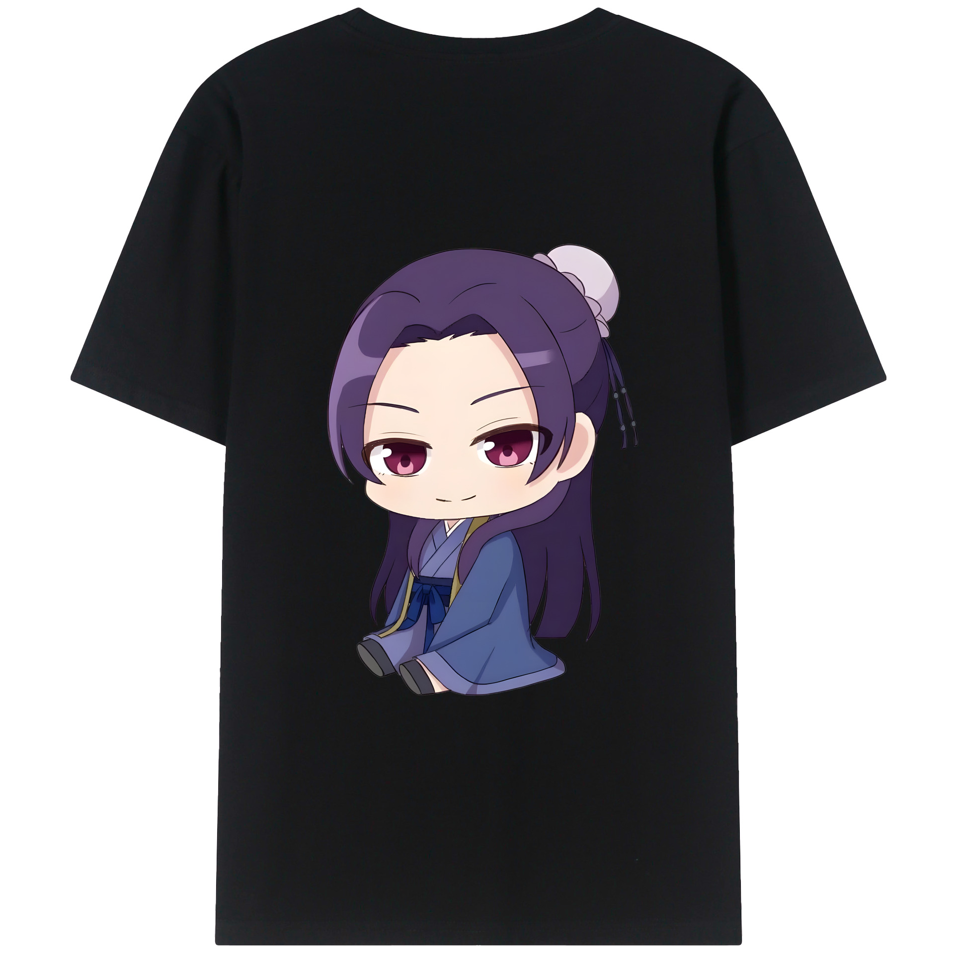 （画像用） 薬屋のひとりごと The Apothecary Diaries 綿100％ メンズ半袖Tシャツ（バックプリント） 通気性