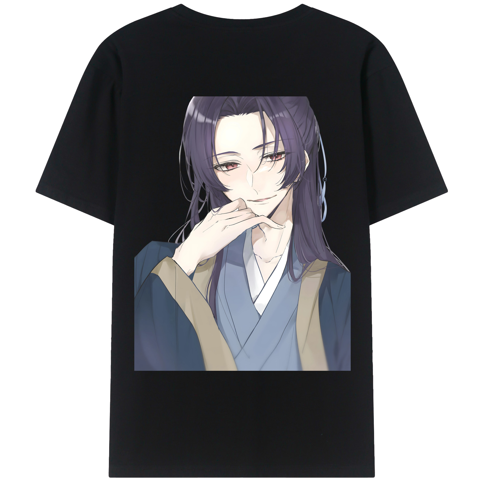 （画像用） 薬屋のひとりごと The Apothecary Diaries 綿100％ メンズ半袖Tシャツ（バックプリント） 通気性