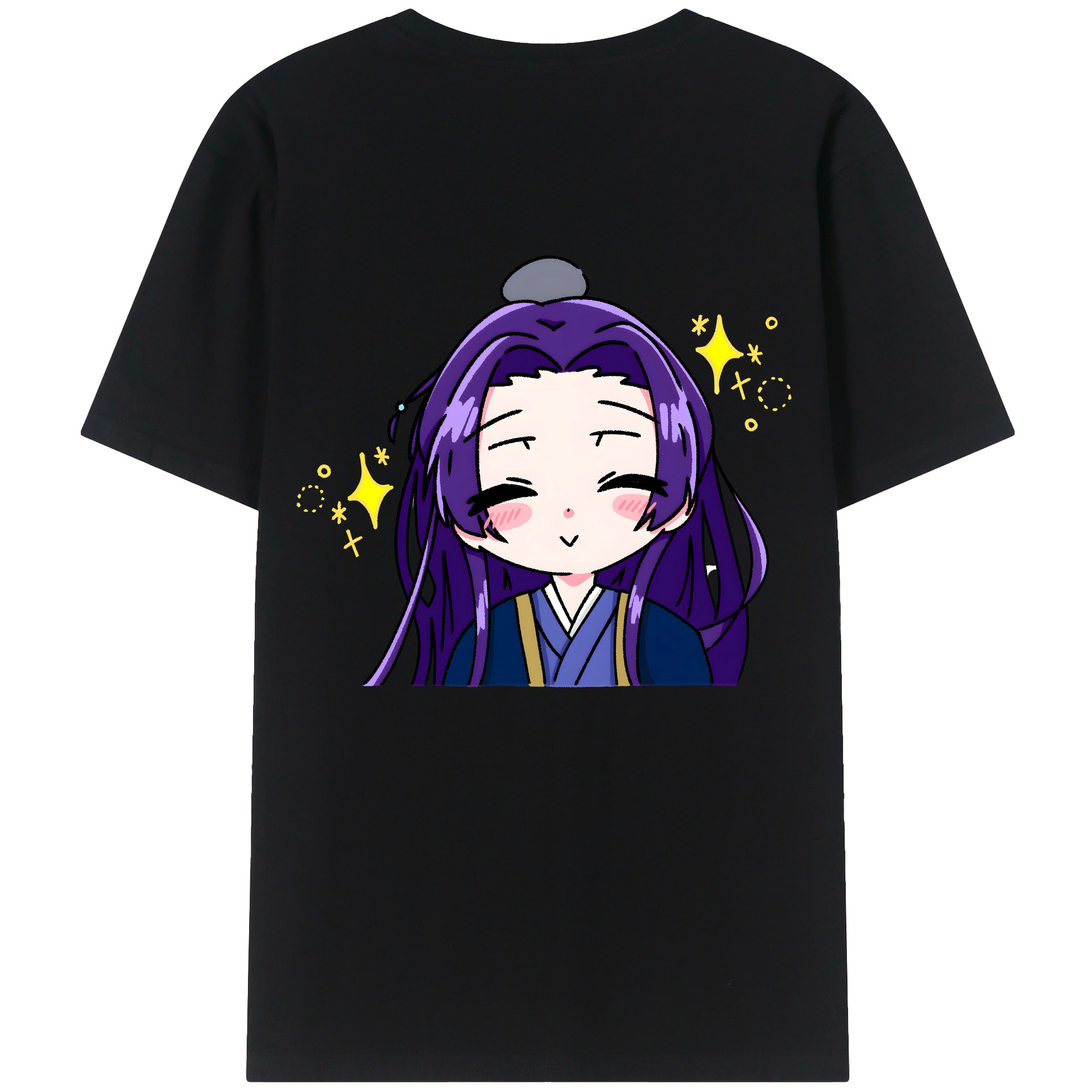 （画像用） 薬屋のひとりごと The Apothecary Diaries 綿100％ メンズ半袖Tシャツ（バックプリント） 通気性