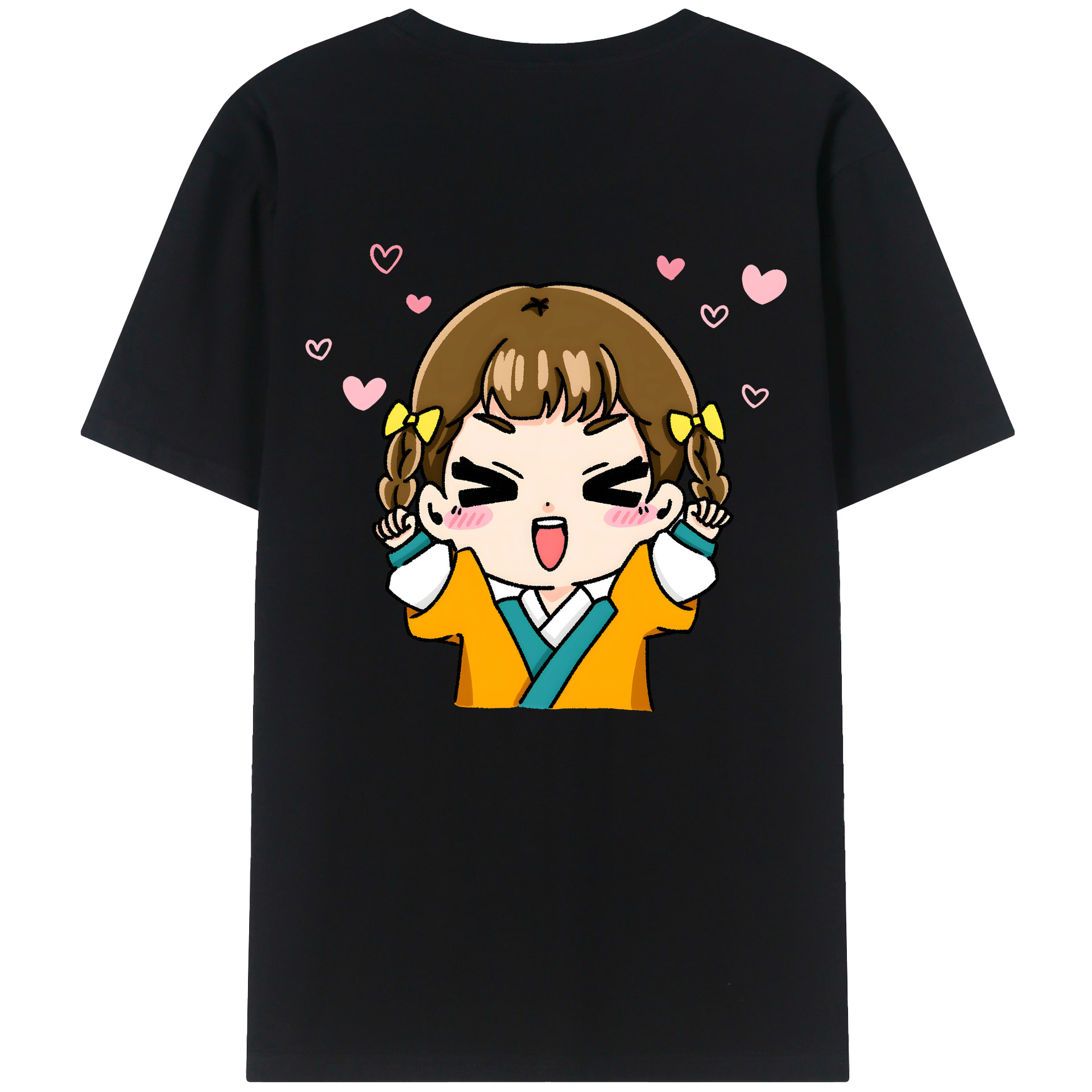 （画像用） 薬屋のひとりごと The Apothecary Diaries 綿100％ メンズ半袖Tシャツ（バックプリント） 通気性