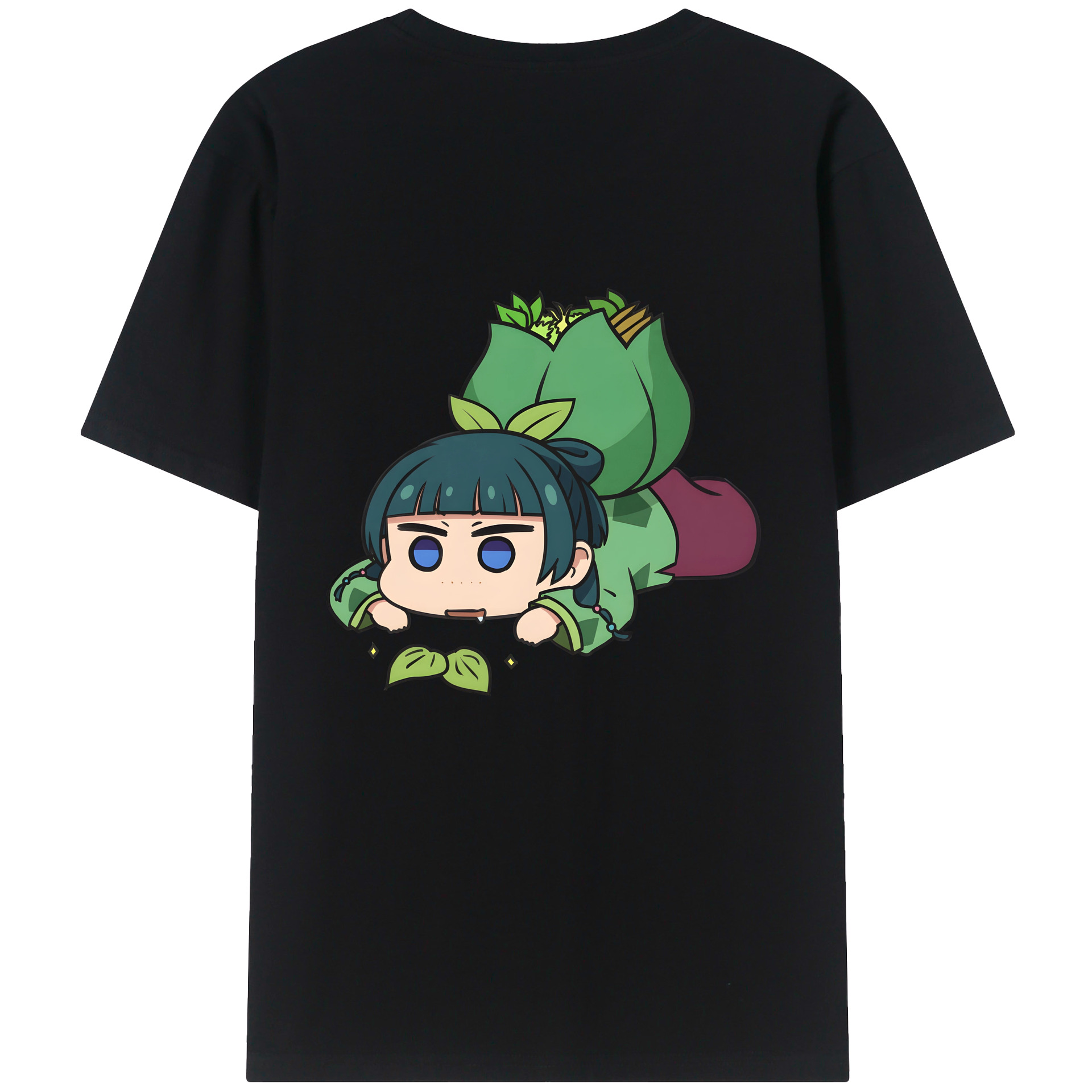 （画像用） 薬屋のひとりごと The Apothecary Diaries 綿100％ メンズ半袖Tシャツ（バックプリント） 通気性