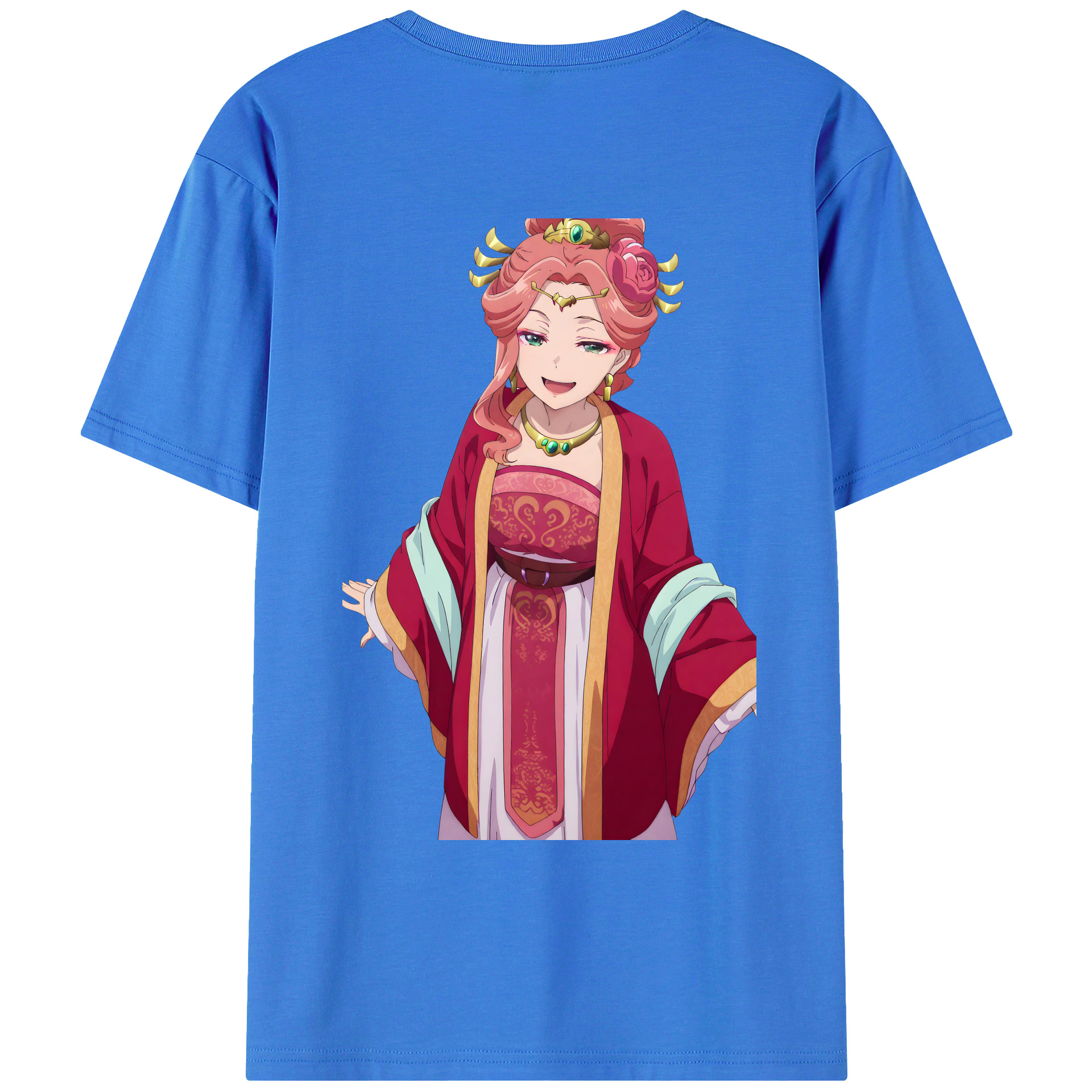 （画像用） 薬屋のひとりごと The Apothecary Diaries 綿100％ メンズ半袖Tシャツ（バックプリント） 通気性