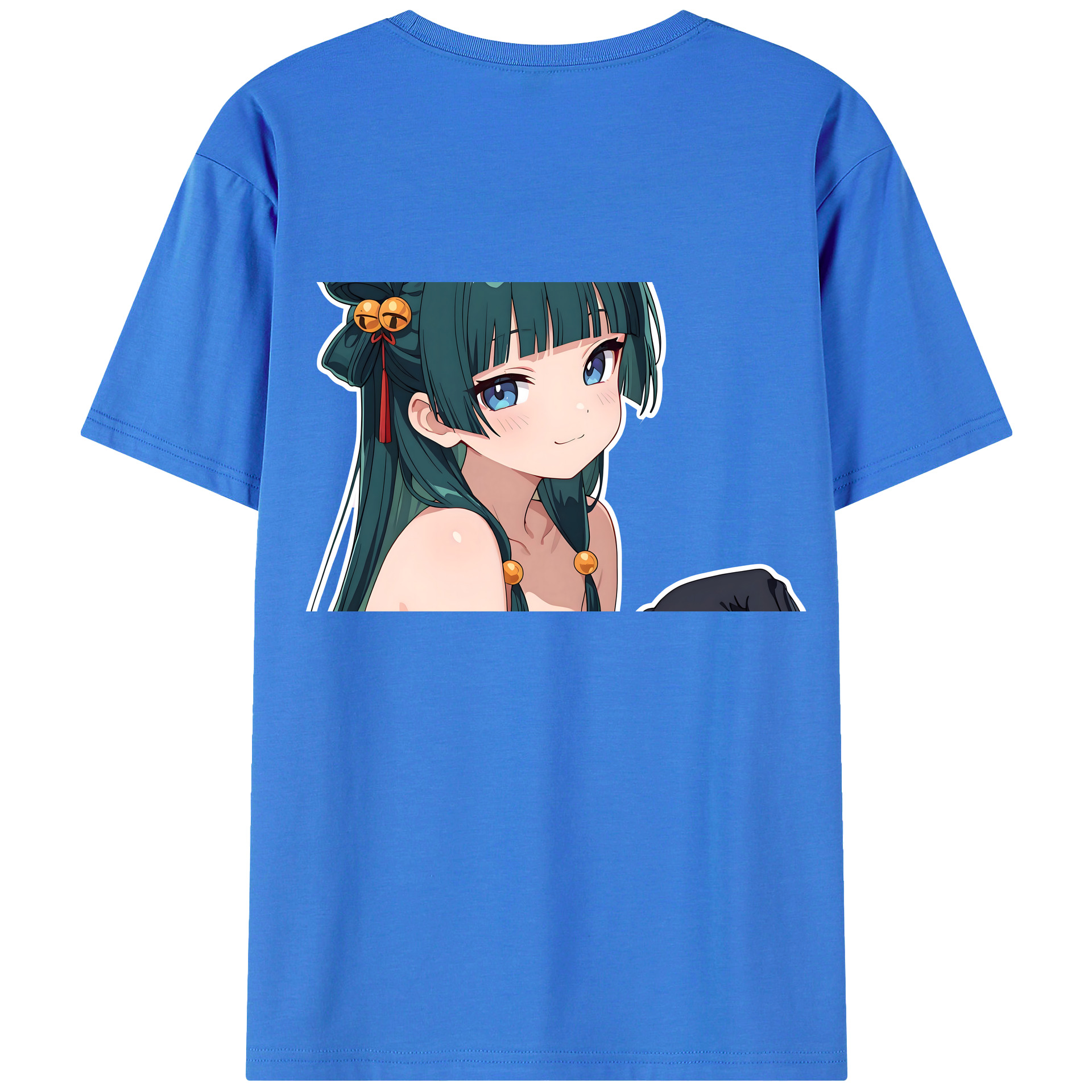 （画像用） 薬屋のひとりごと The Apothecary Diaries 綿100％ メンズ半袖Tシャツ（バックプリント） 通気性