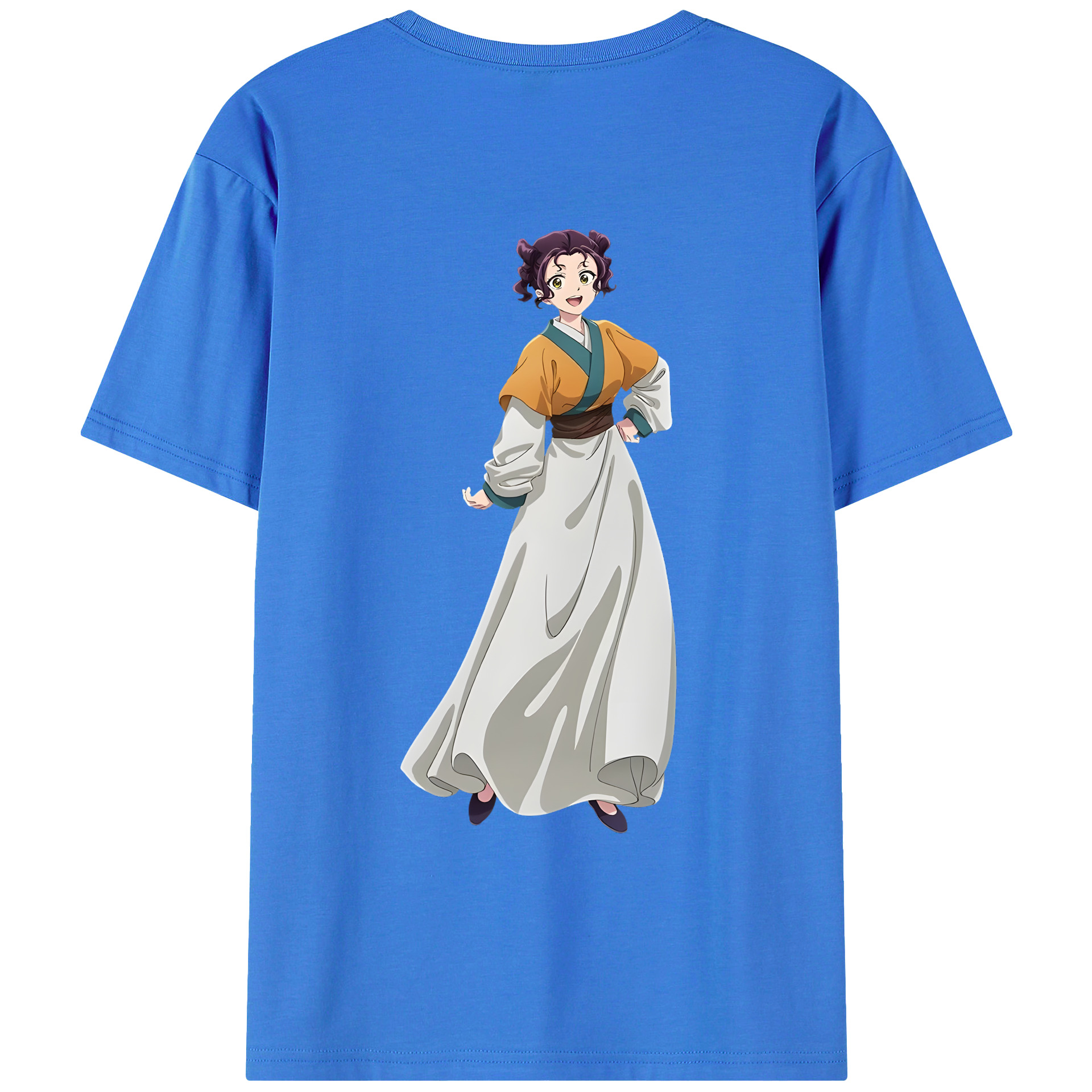（画像用） 薬屋のひとりごと The Apothecary Diaries 綿100％ メンズ半袖Tシャツ（バックプリント） 通気性