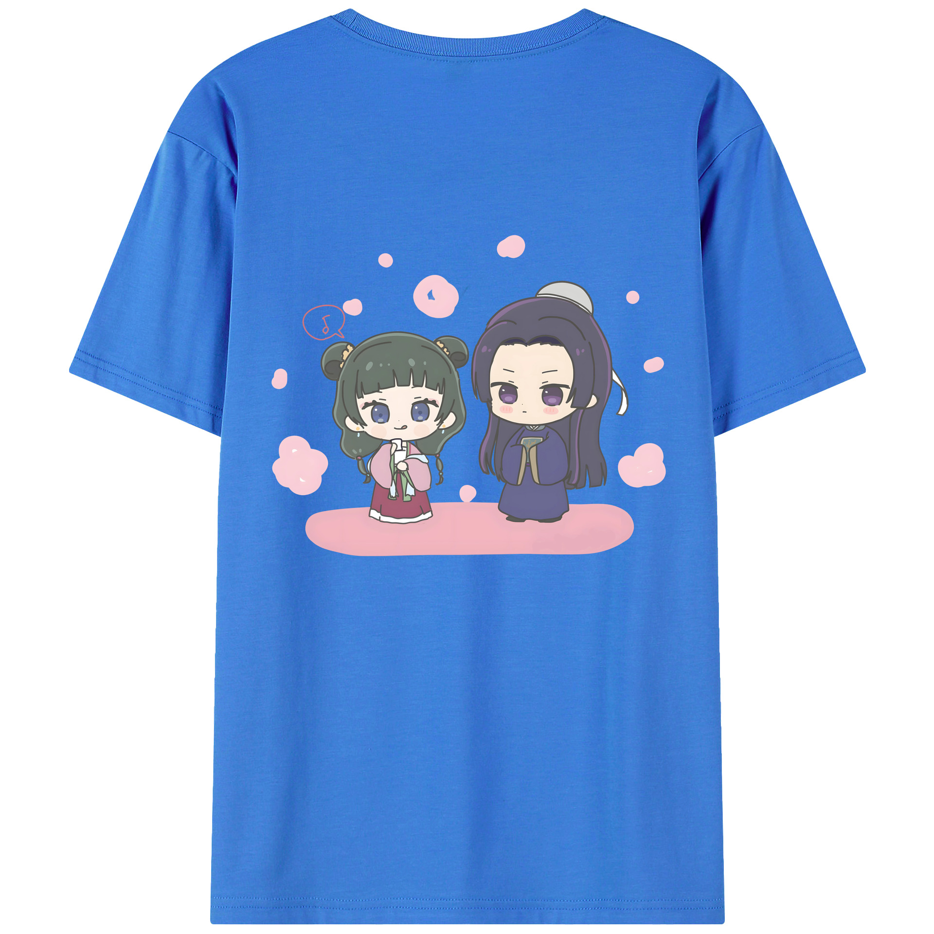 （画像用） 薬屋のひとりごと The Apothecary Diaries 綿100％ メンズ半袖Tシャツ（バックプリント） 通気性