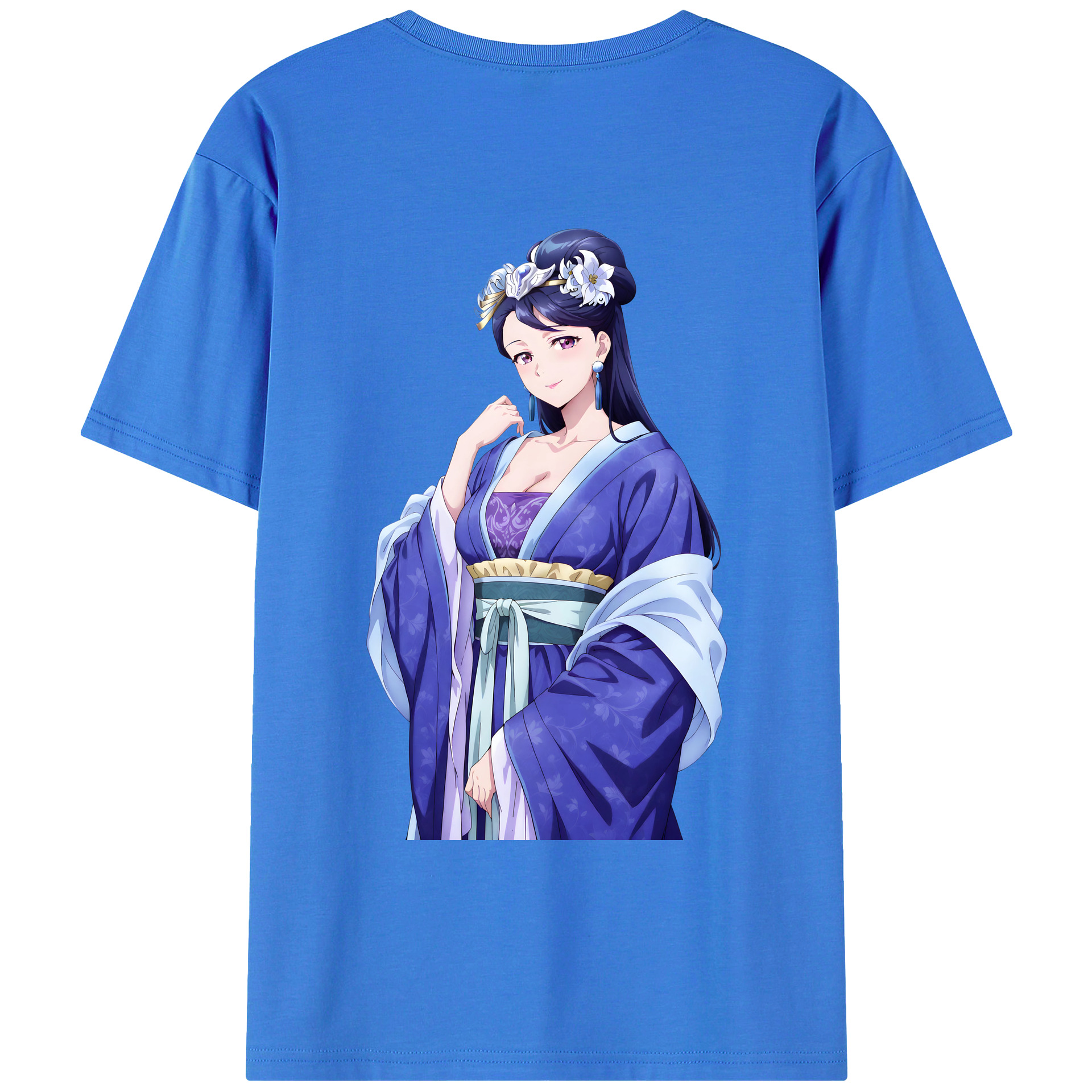 （画像用） 薬屋のひとりごと The Apothecary Diaries 綿100％ メンズ半袖Tシャツ（バックプリント） 通気性
