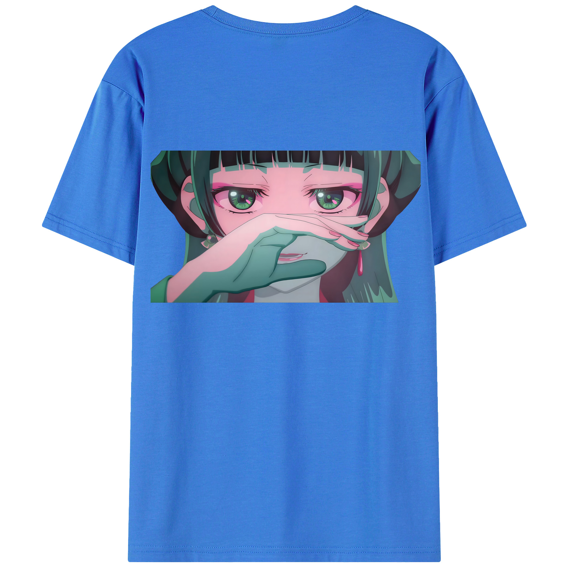 （画像用） 薬屋のひとりごと The Apothecary Diaries 綿100％ メンズ半袖Tシャツ（バックプリント） 通気性