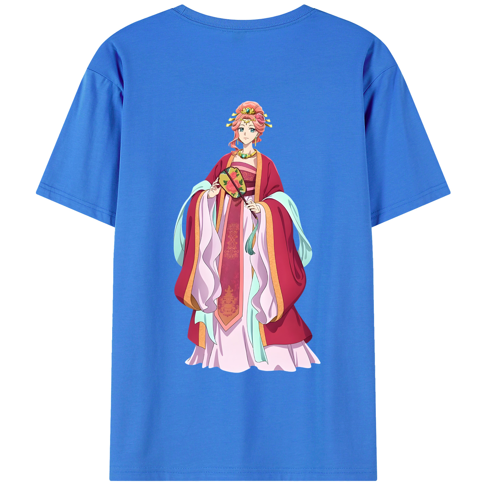 （画像用） 薬屋のひとりごと The Apothecary Diaries 綿100％ メンズ半袖Tシャツ（バックプリント） 通気性