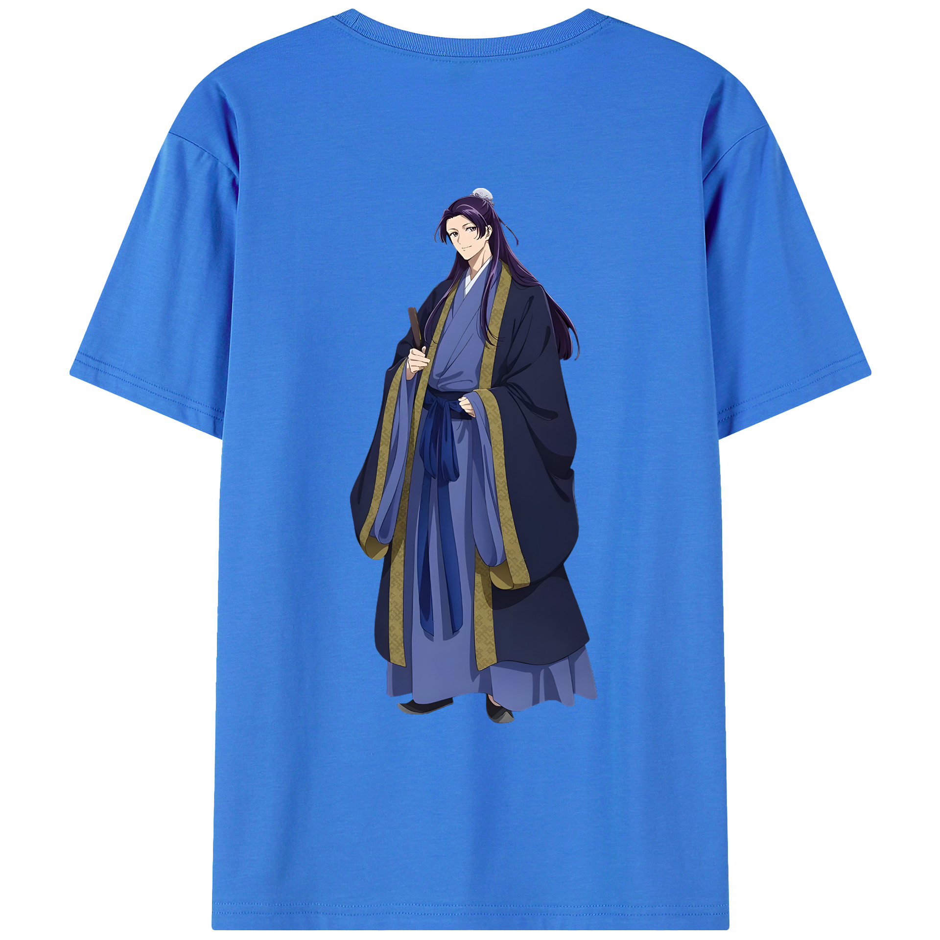 （画像用） 薬屋のひとりごと The Apothecary Diaries 綿100％ メンズ半袖Tシャツ（バックプリント） 通気性
