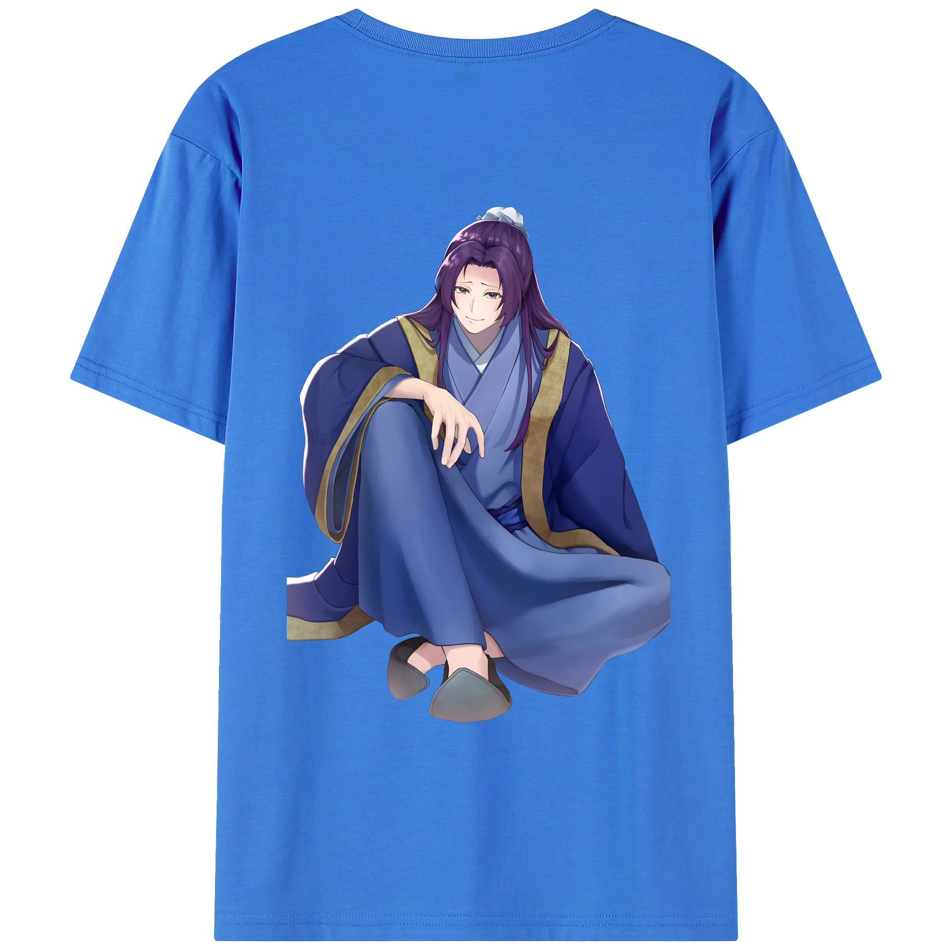 （画像用） 薬屋のひとりごと The Apothecary Diaries 綿100％ メンズ半袖Tシャツ（バックプリント） 通気性