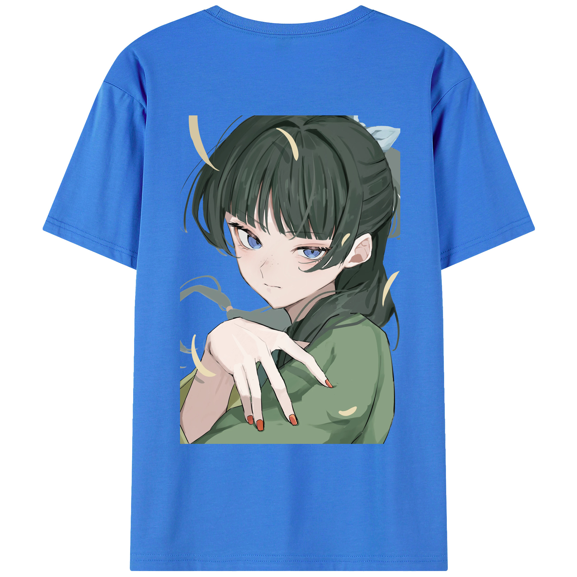 （画像用） 薬屋のひとりごと The Apothecary Diaries 綿100％ メンズ半袖Tシャツ（バックプリント） 通気性