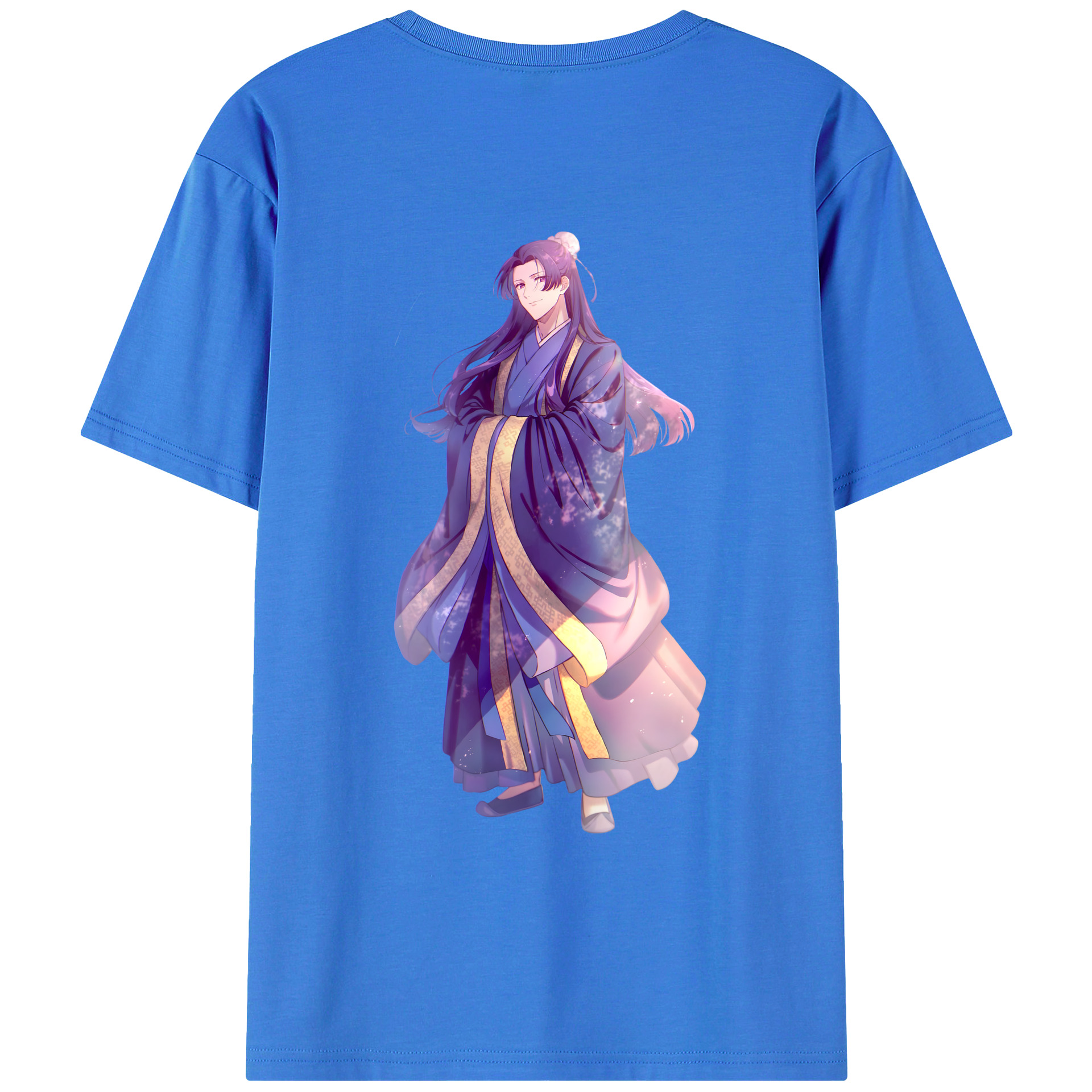 （画像用） 薬屋のひとりごと The Apothecary Diaries 綿100％ メンズ半袖Tシャツ（バックプリント） 通気性