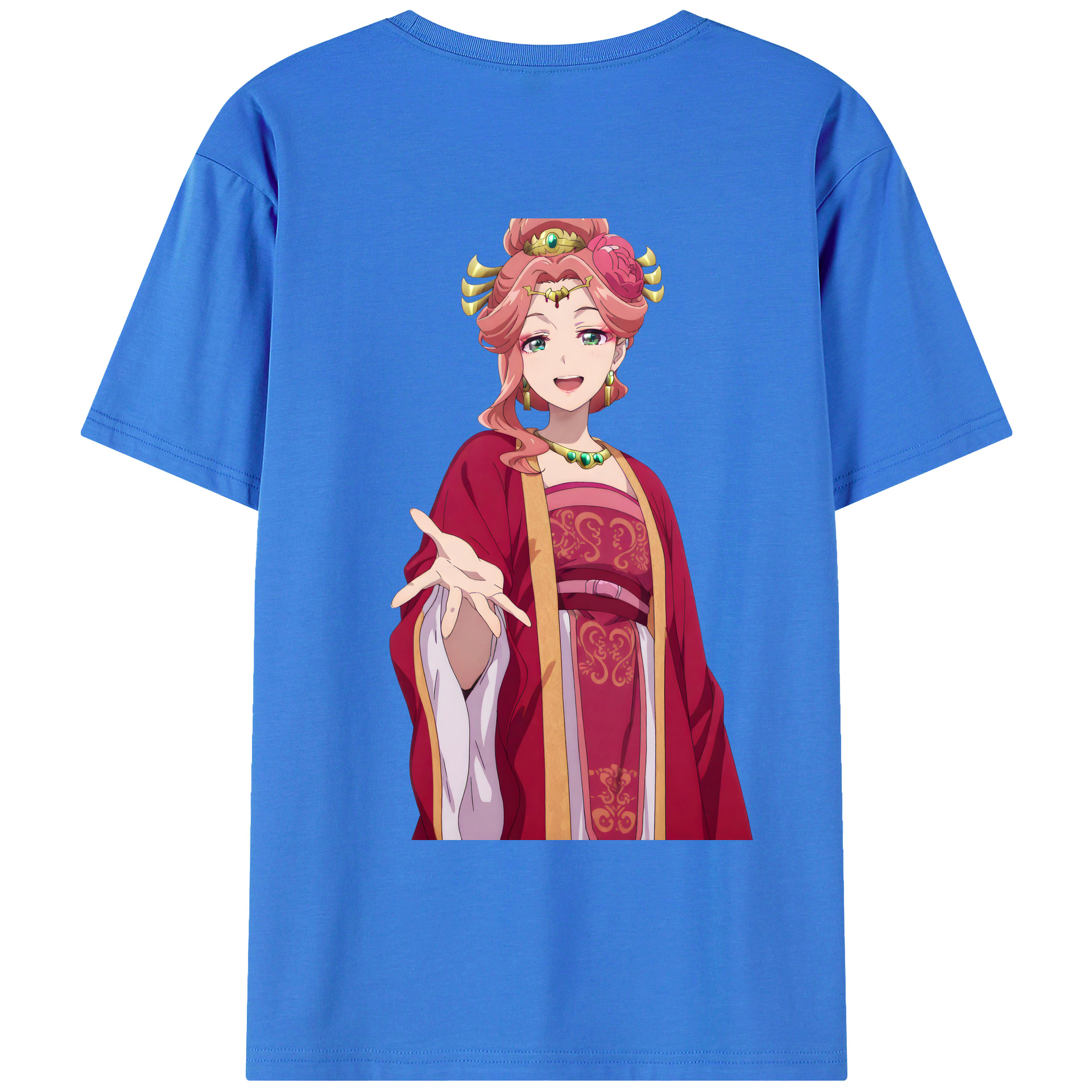 （画像用） 薬屋のひとりごと The Apothecary Diaries 綿100％ メンズ半袖Tシャツ（バックプリント） 通気性